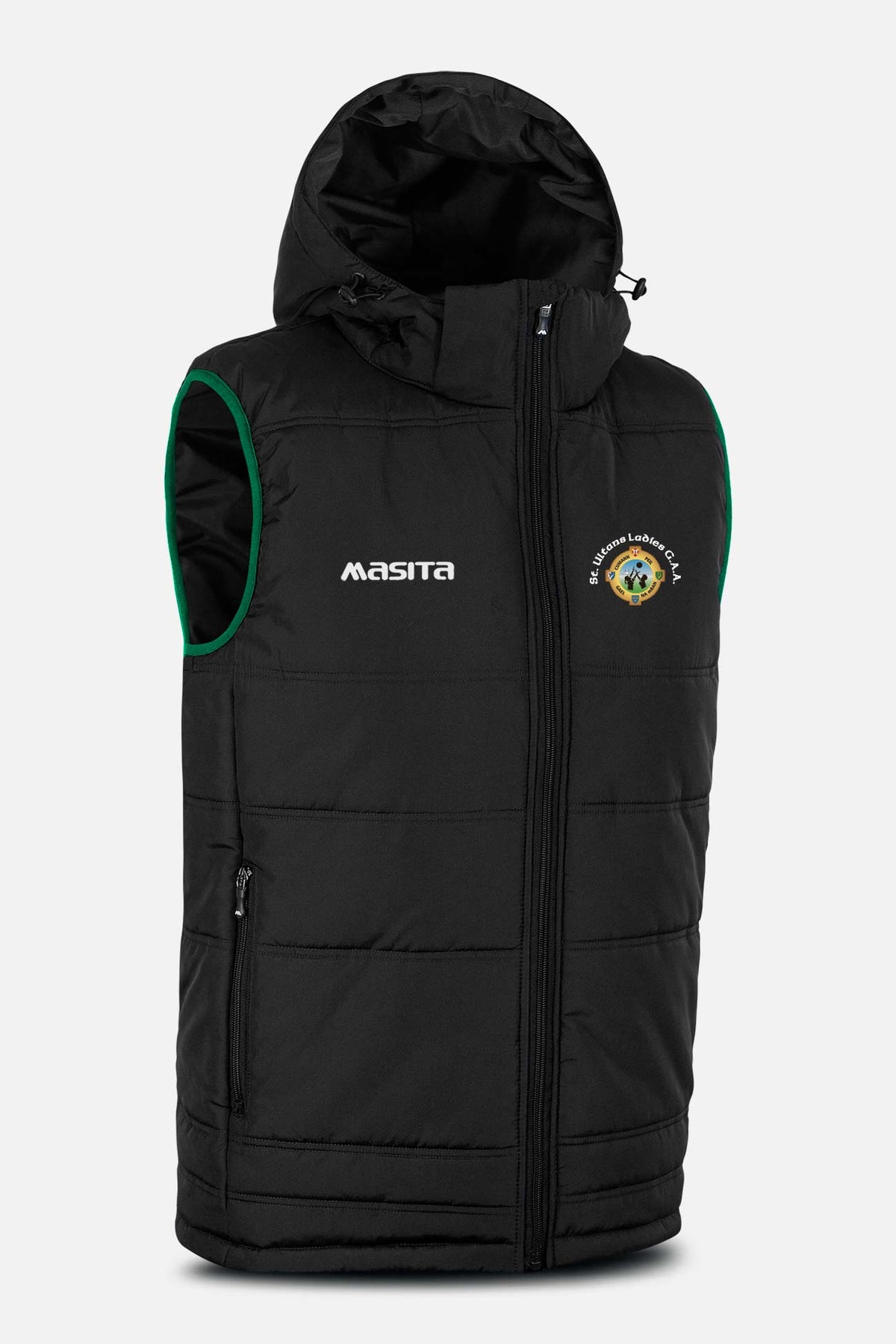 St Ultans Ladies Black Nova Sleeveless Gilet Kids & Adults