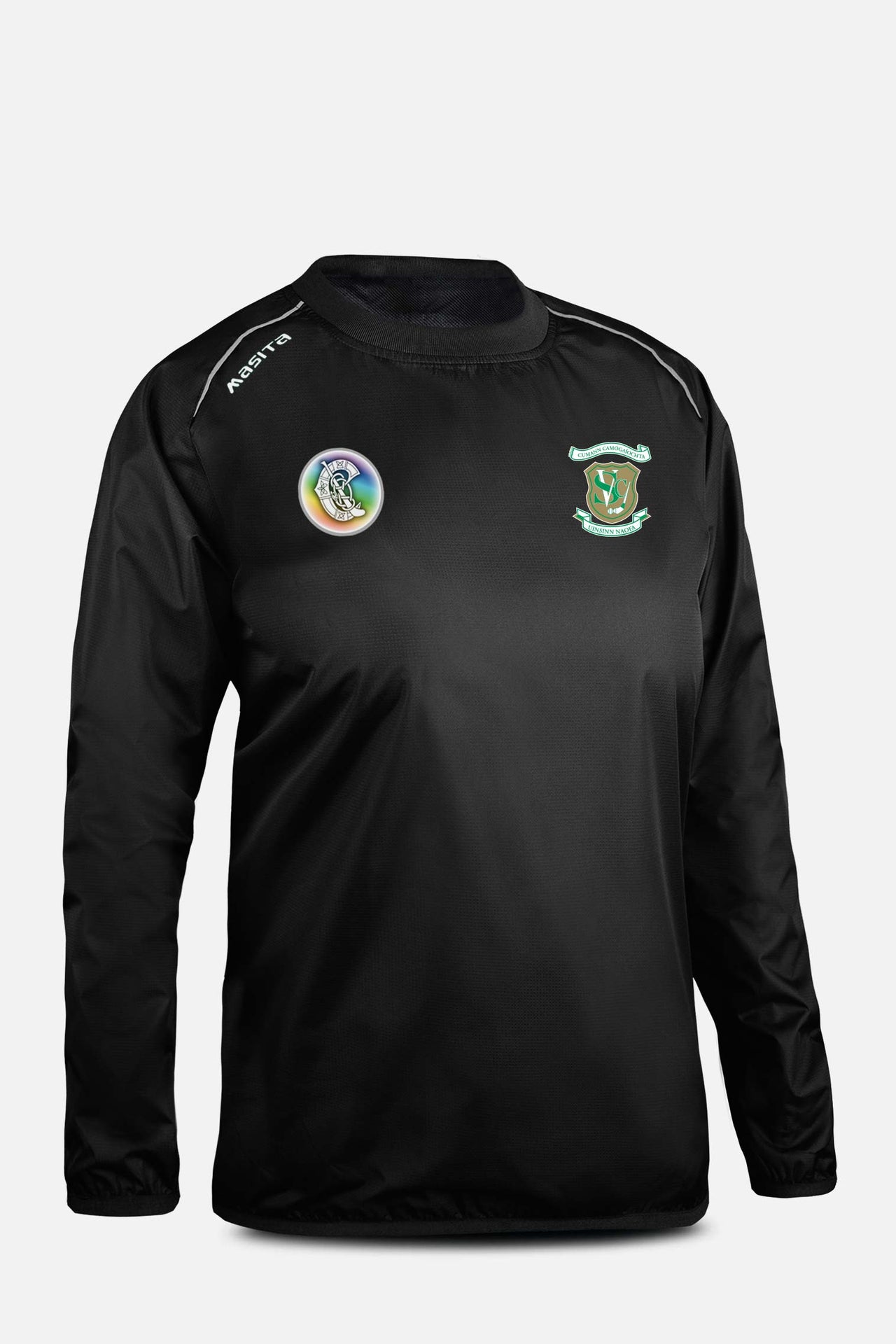St Vincents Camogie Black Rainsweater Kids & Adults
