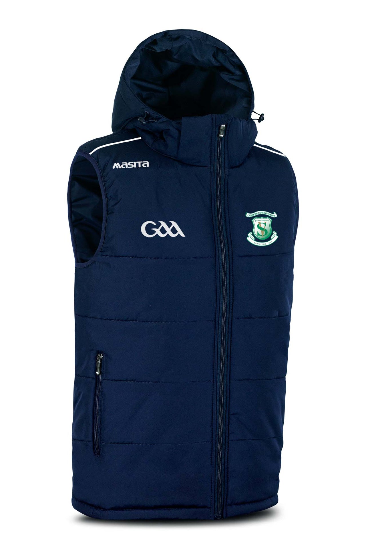 St Vincents GAA Navy Sleeveless Gilet Kids & Adults