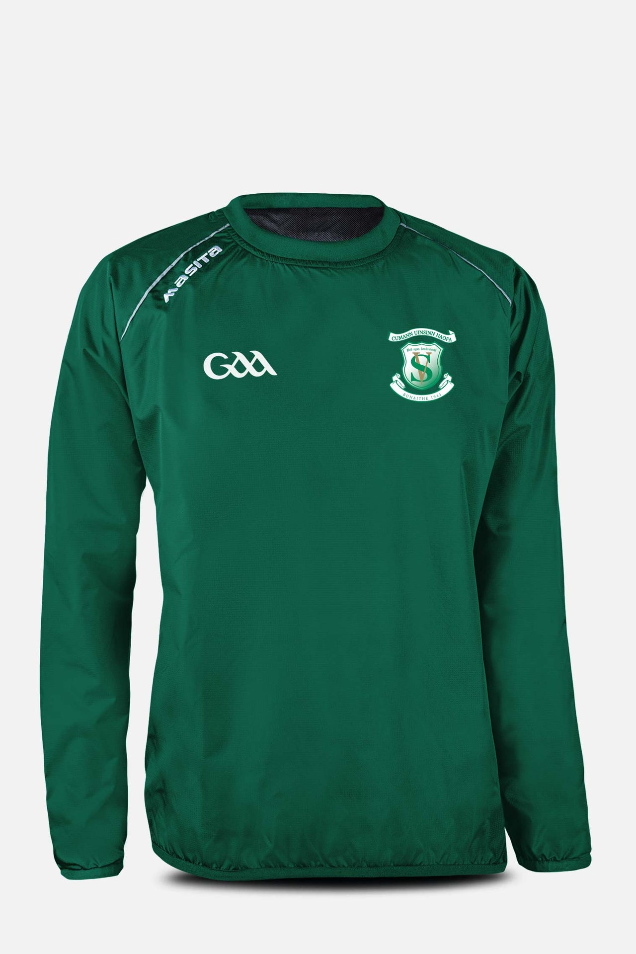 St Vincents GAA Pop Up Shop Green Rainsweater Kids & Adults