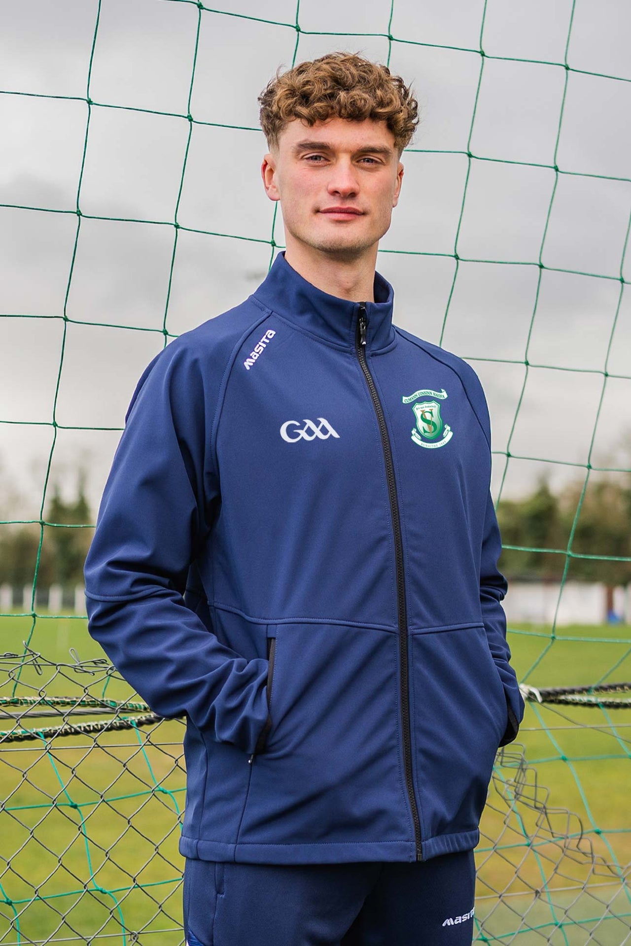 St Vincent's GAA Navy Softshell Jacket Adult