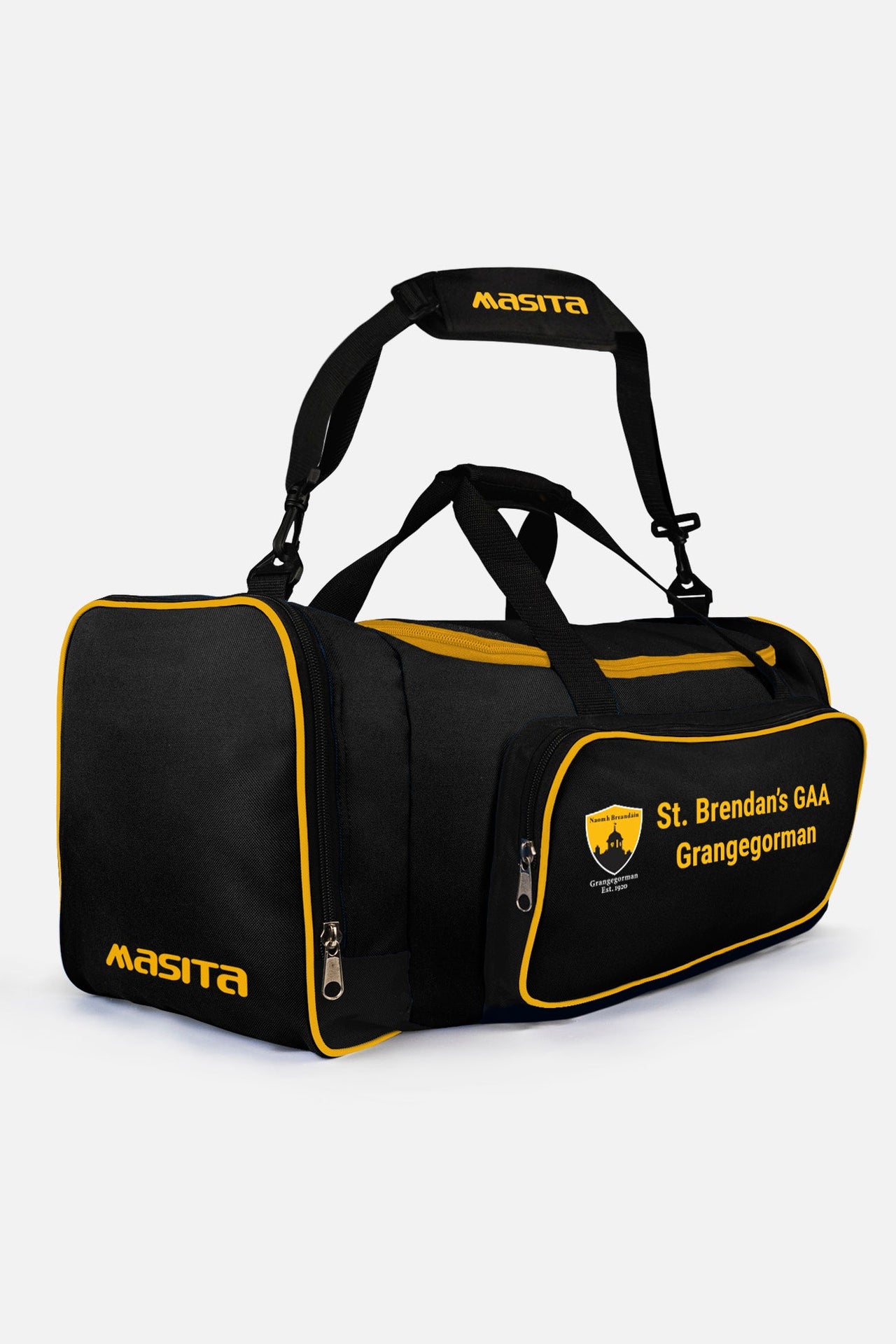 St Brendans GAA Grangegorman  Black/Amber Tara Style Club Bag