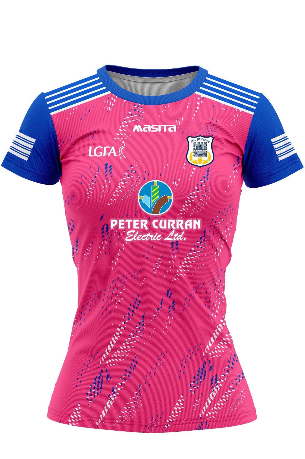 St. Michael's Ladies GAA Pink Training Jersey Kids