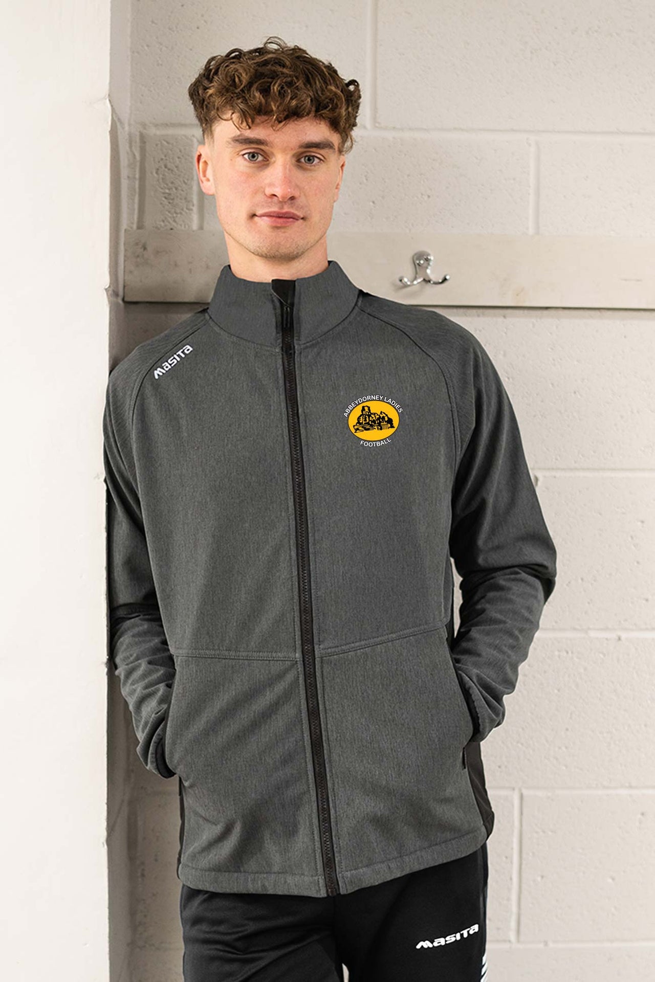 Abbbeydorney LGFC Pop Up Shop Grey Softshell Jacket Kids & Adults