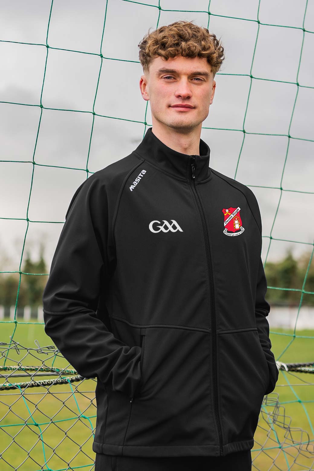 Drumree GAA Black Softshell Jacket Adult