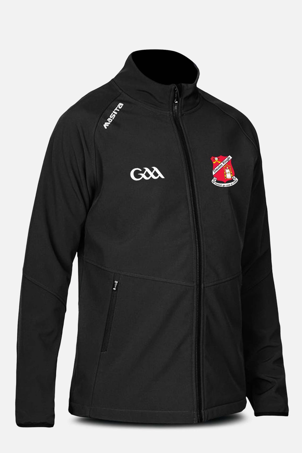 Drumree GAA Black Softshell Jacket Adult