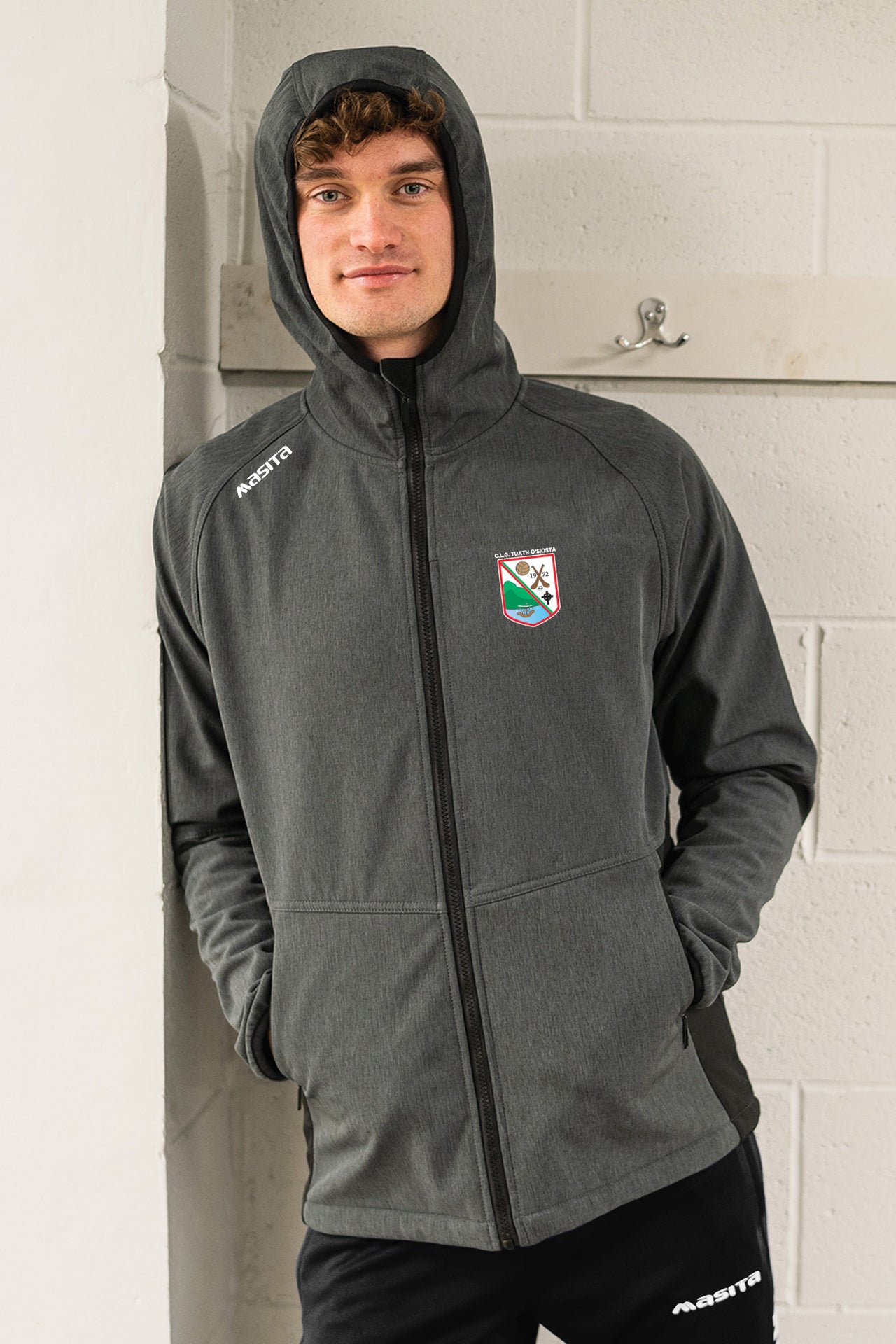 Tuosist GAA Pop Up Shop Grey Softshell Jacket Hoodie Adults