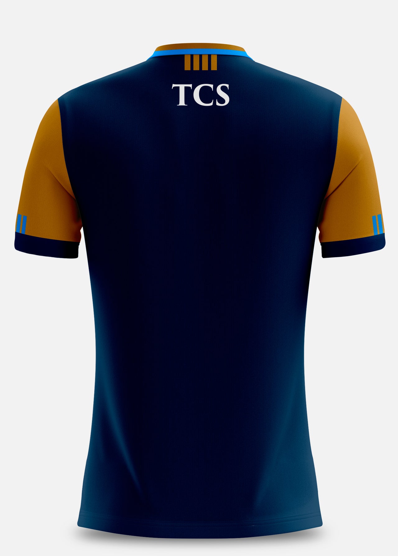 Tarbert Comprehensive School Navy & Gold Jersey Player Fit