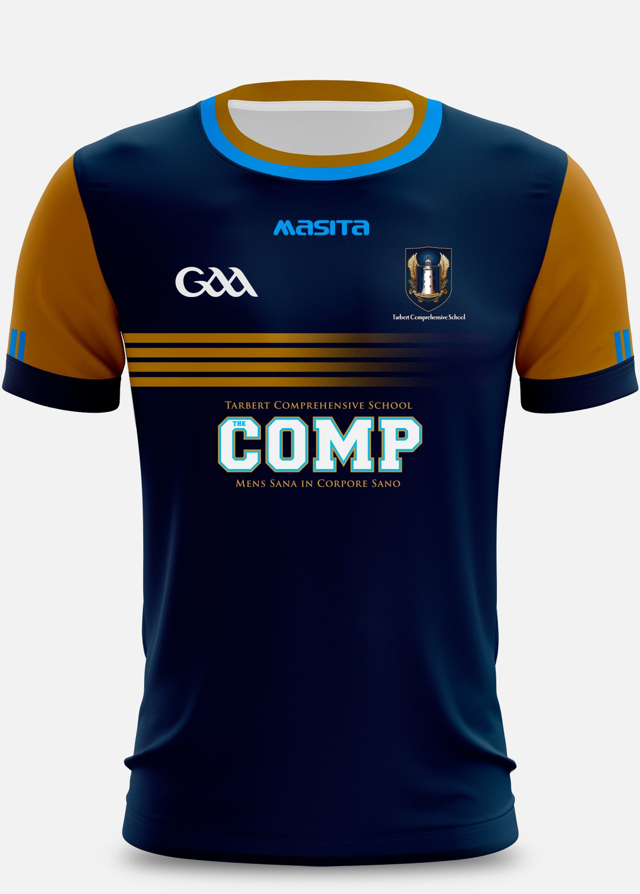 Tarbert Comprehensive School Navy & Gold Jersey Kids