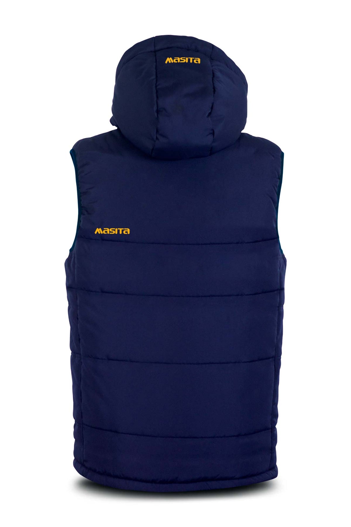 We Are Meath Pop Up Shop Tivo Style Navy/Amber Sleeveless Gilet Kids & Adults