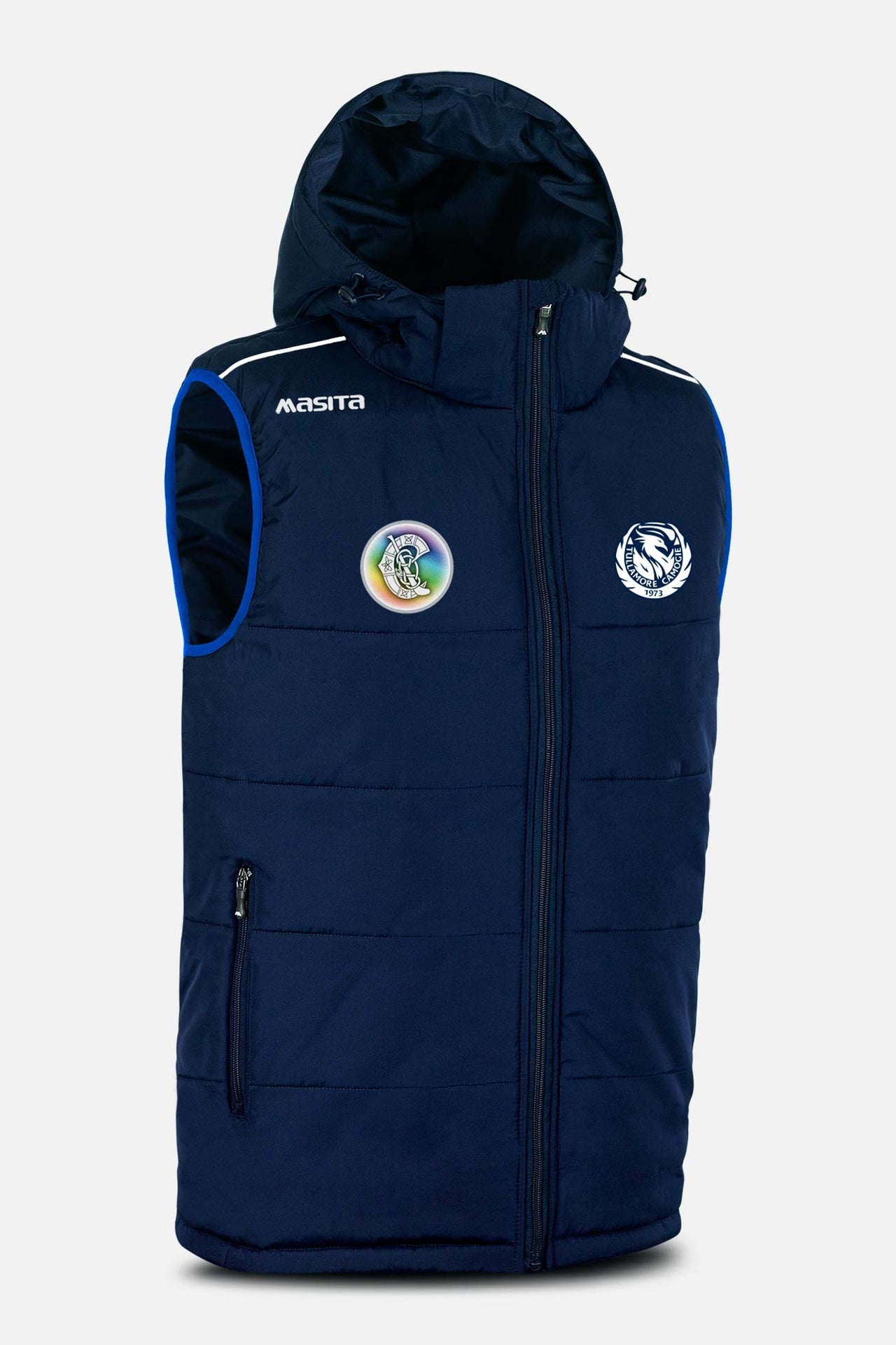 Tullamore Camogie Pop Up Shop Navy Sleeveless Gilet Kids & Adults