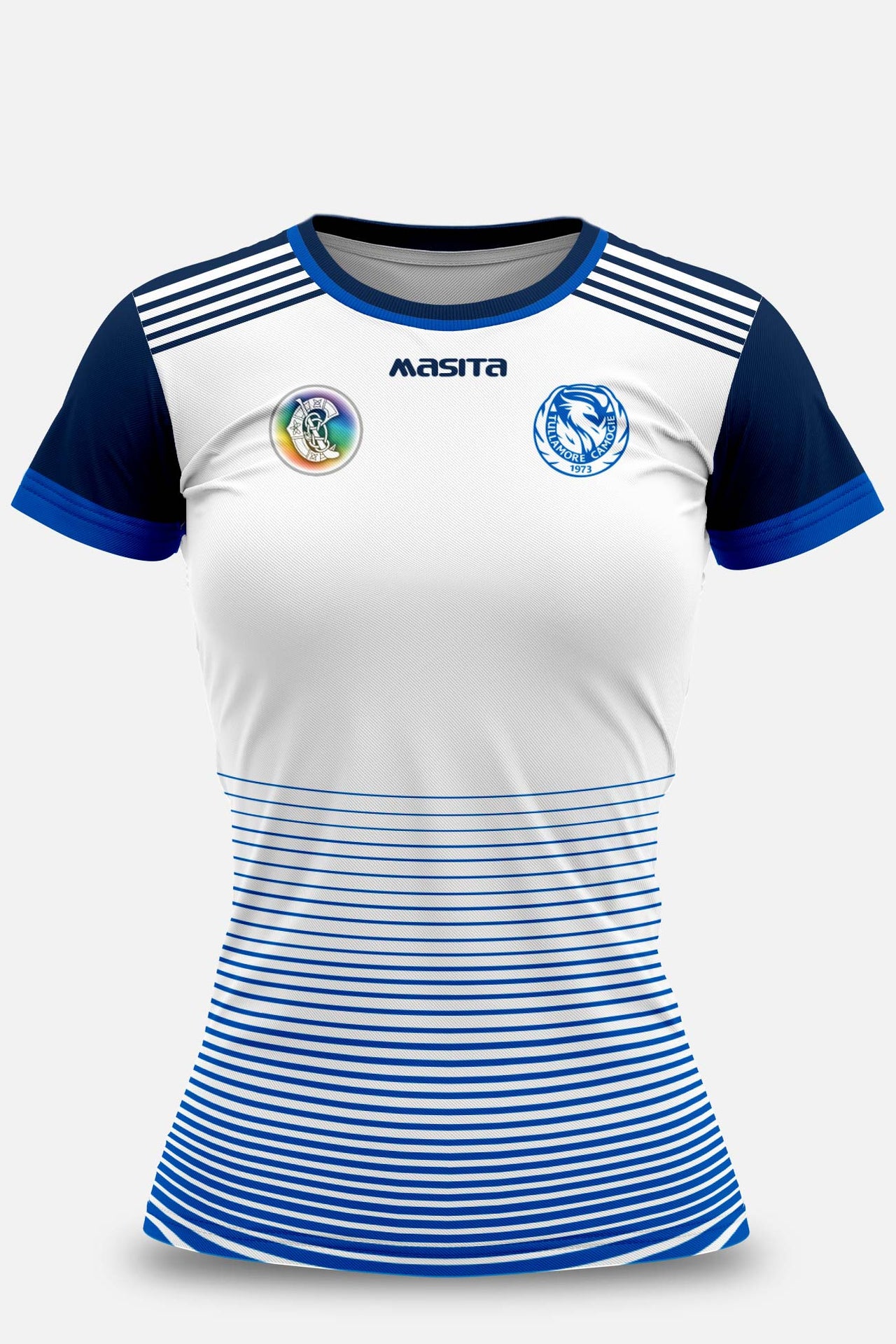 Tullamore Camogie Pop Up Shop White Training Jersey Regular Fit Kids & Adults