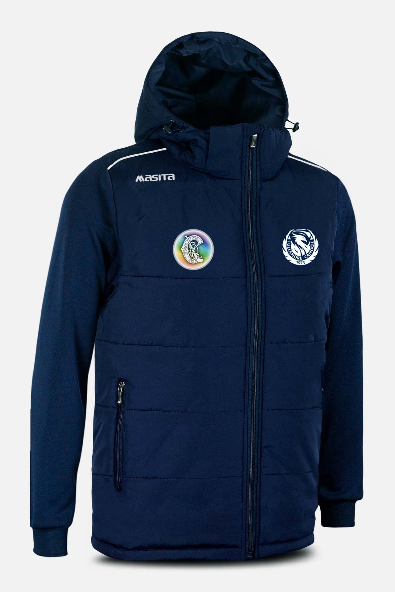 Tullamore Camogie Pop Up Shop Navy Padded Jacket Kids & Adults