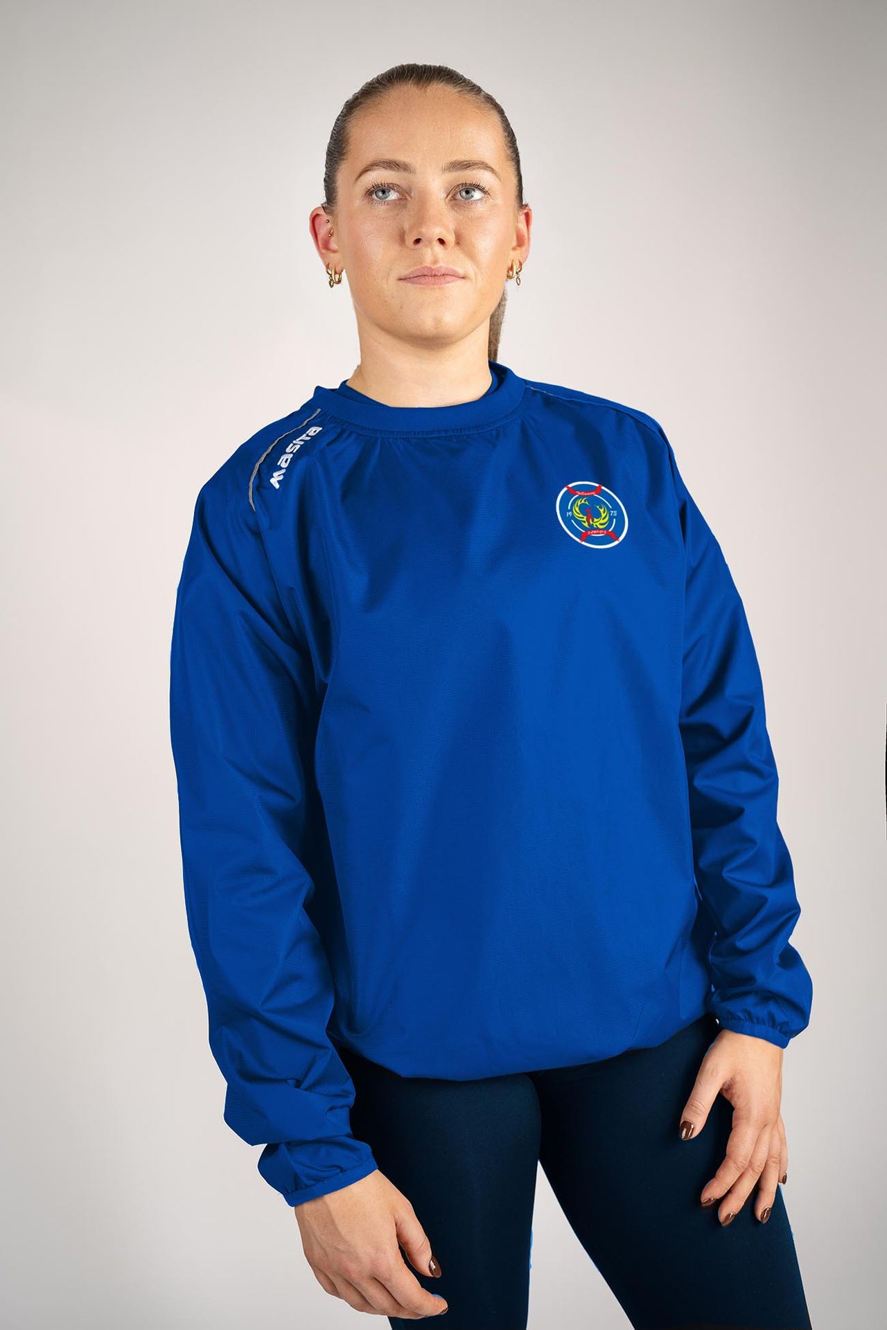 Tullamore Camogie Blue Tara Style Rainsweater Adult