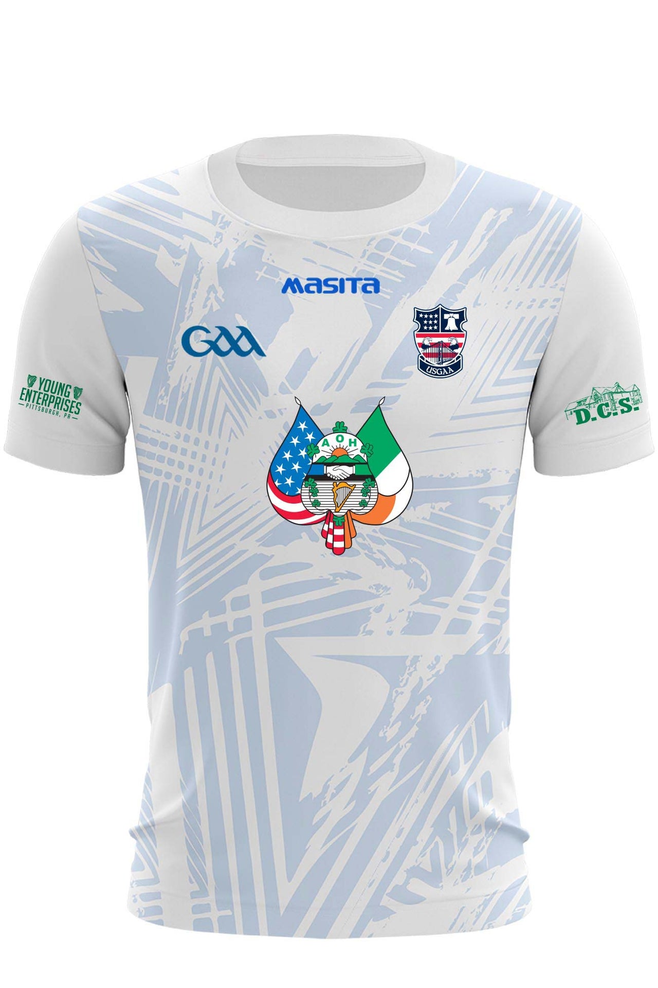 USGAA County White Training Jersey Player Fit Adult