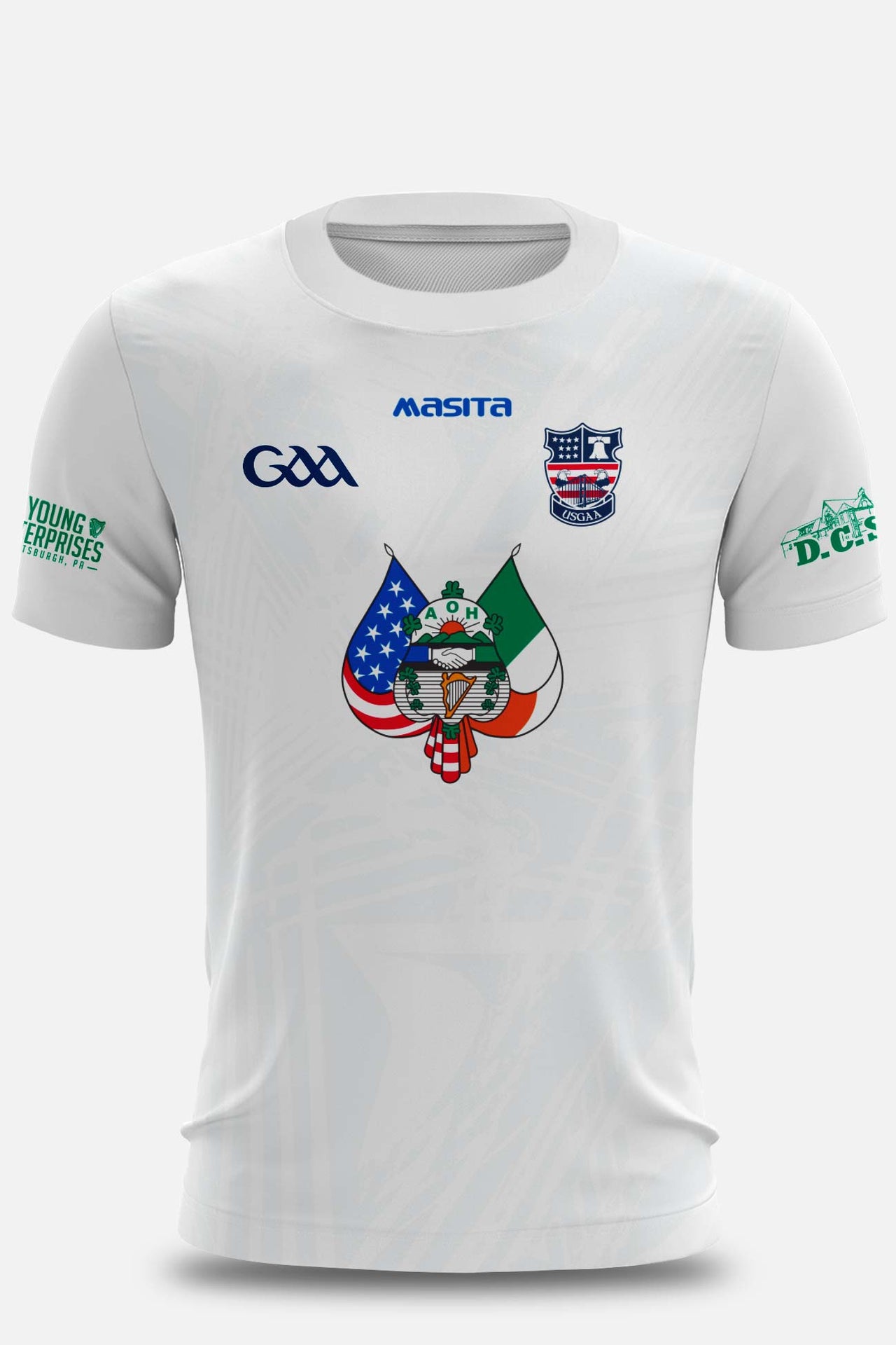 USGAA County White Training Jersey Kids