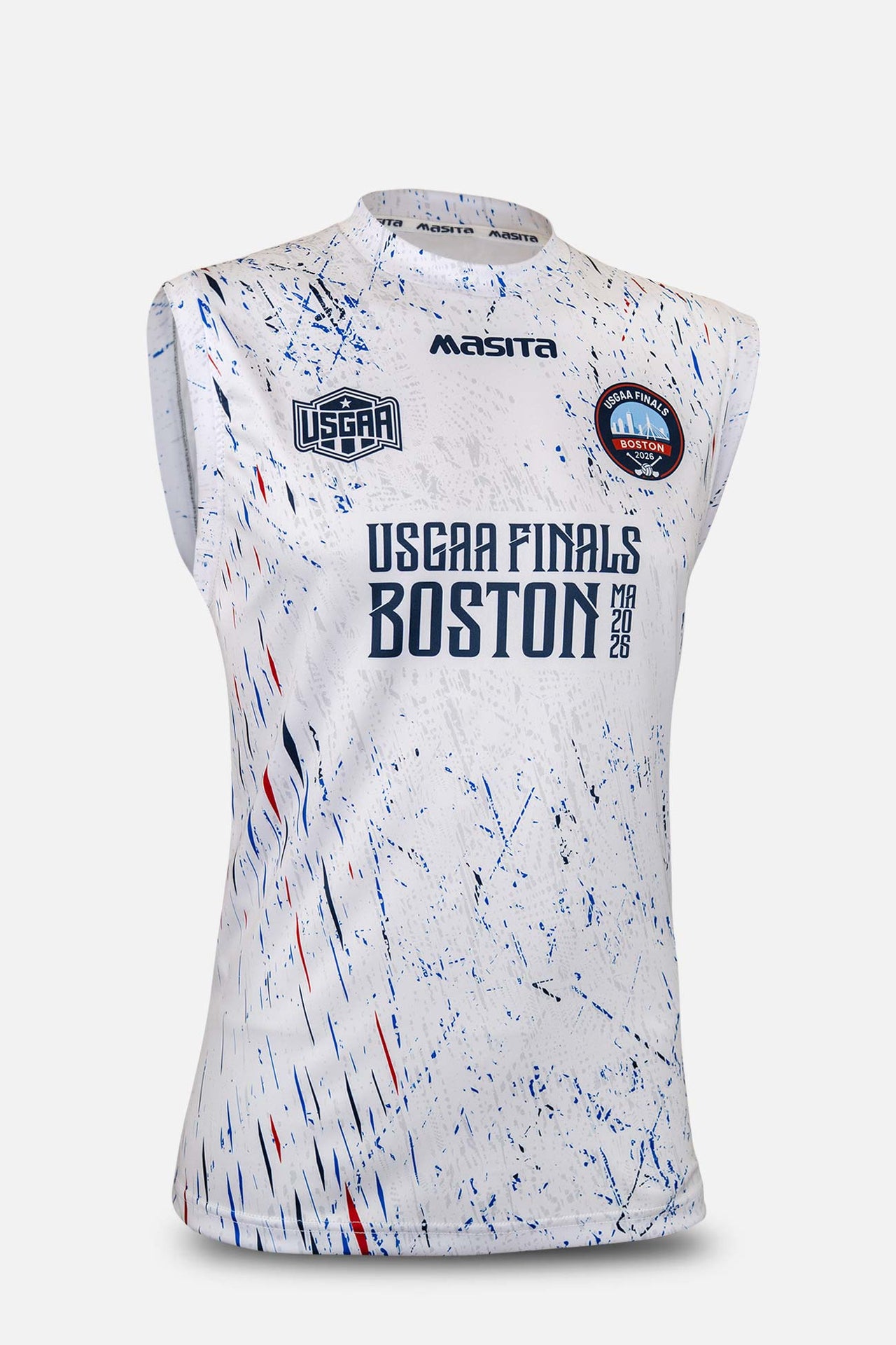 USGAA Official Boston Finals Hyde Style Sleeveless Shirt Regular Fit Kids & Adults