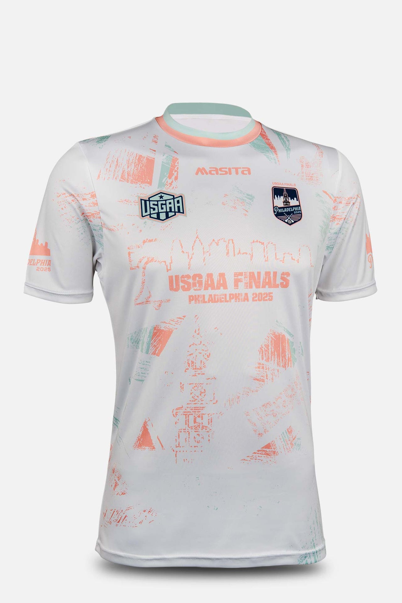 USGAA Philadelphia Finals Peach Pop Up Jersey Player Fit Adult