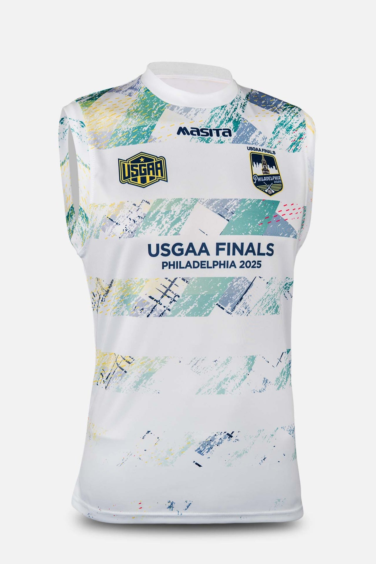 USGAA Official Philadelphia Finals Pop Up Sleeveless Shirt Player Fit Adult