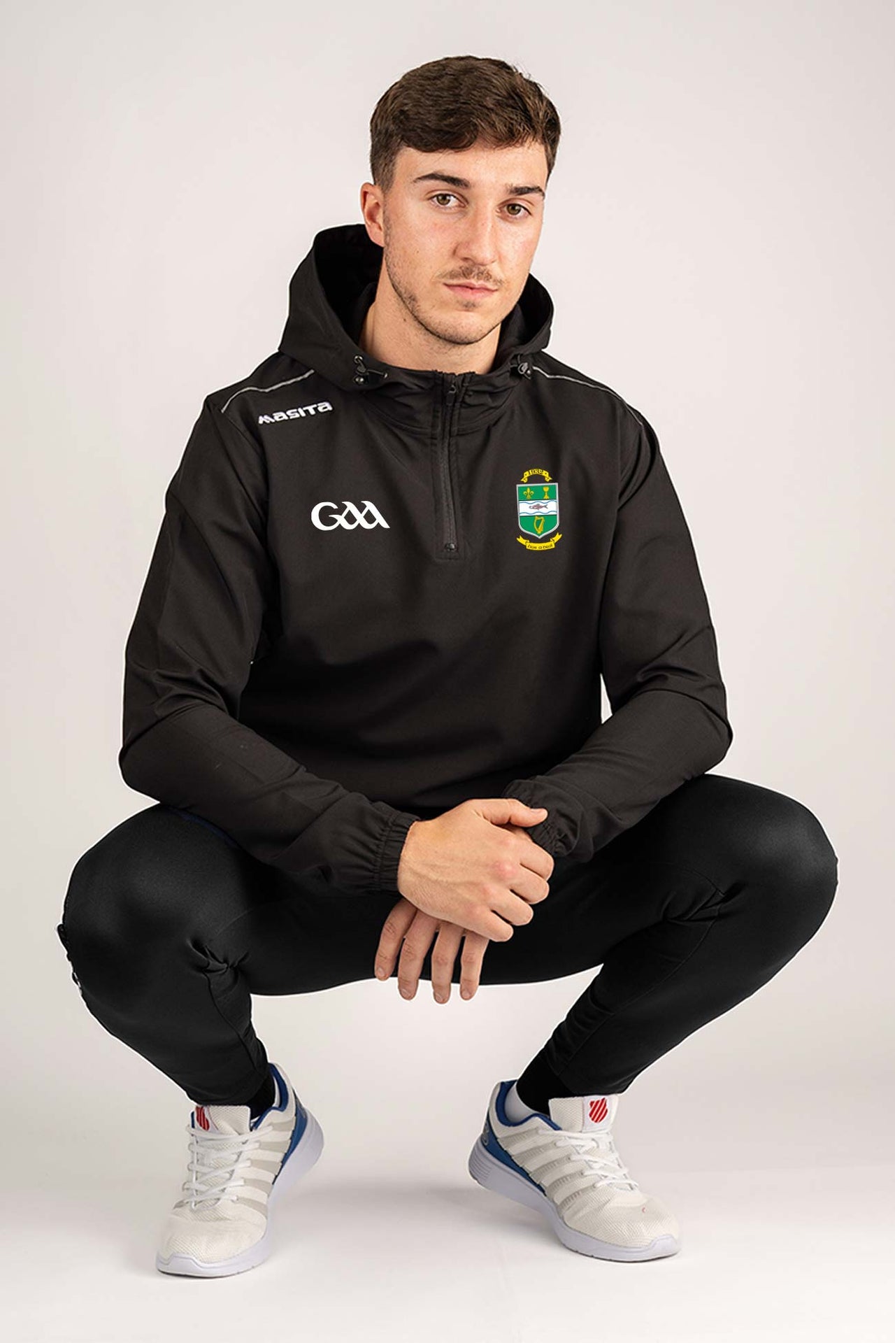 Listry GAA Black/White Vermont Pullover Hoodie Adult