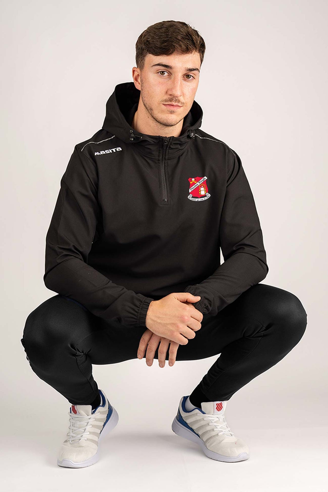 Drumree GAA Black/White Vermont Pullover Hoodie Adult