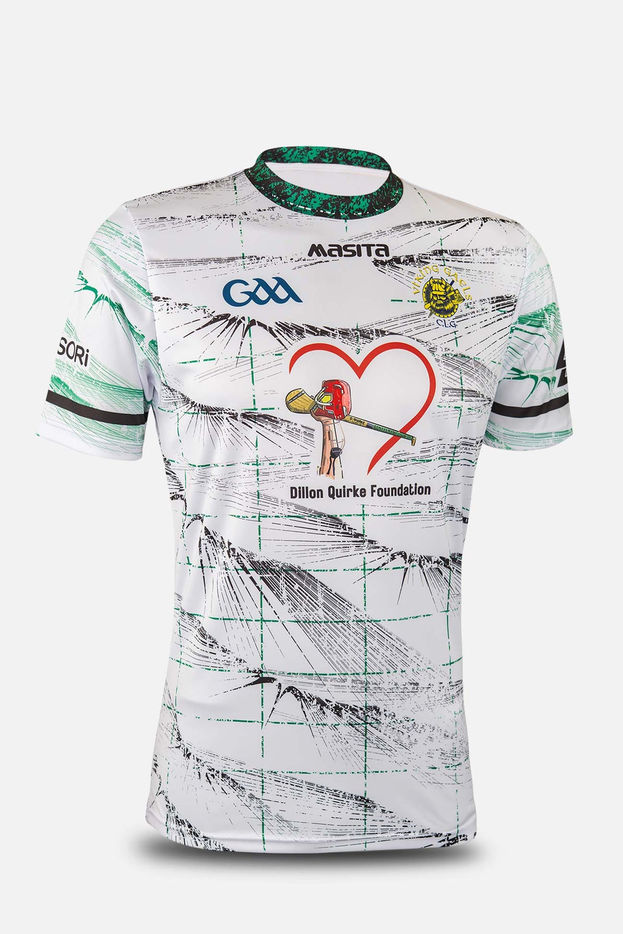 Viking Gaels White Home Storm Style Jersey Kids