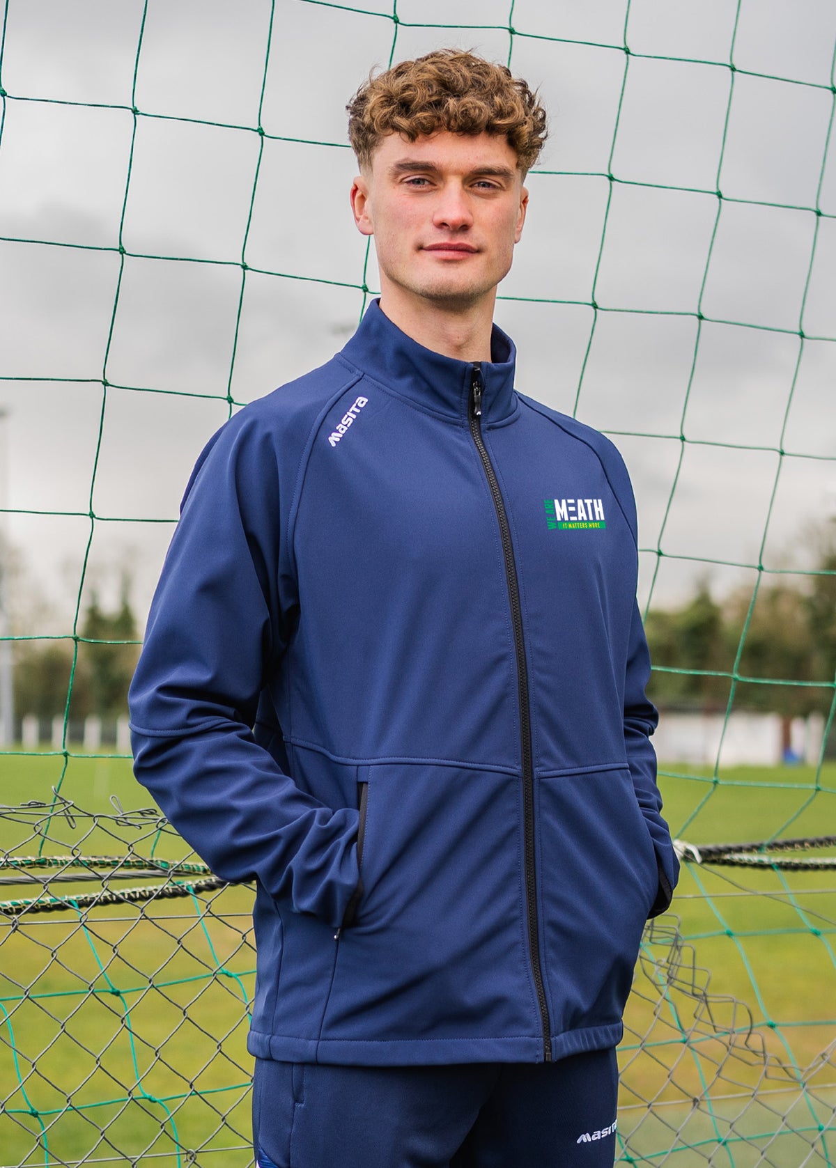 We Are Meath Pop Up Shop Navy Softshell Jacket Kids & Adults