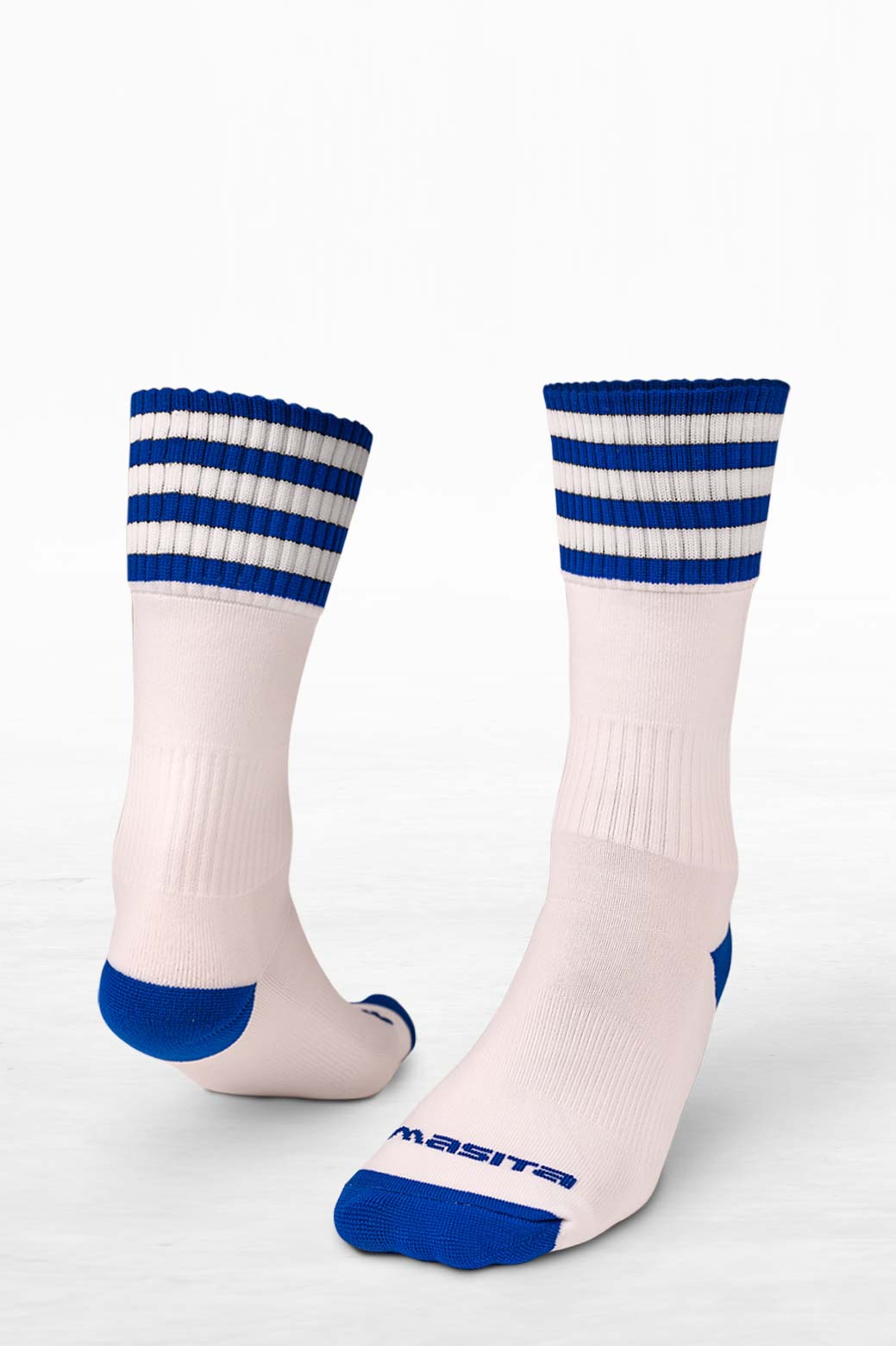 Navan O'Mahonys Pop Up Shop White/Blue Midi Socks Kids & Adult