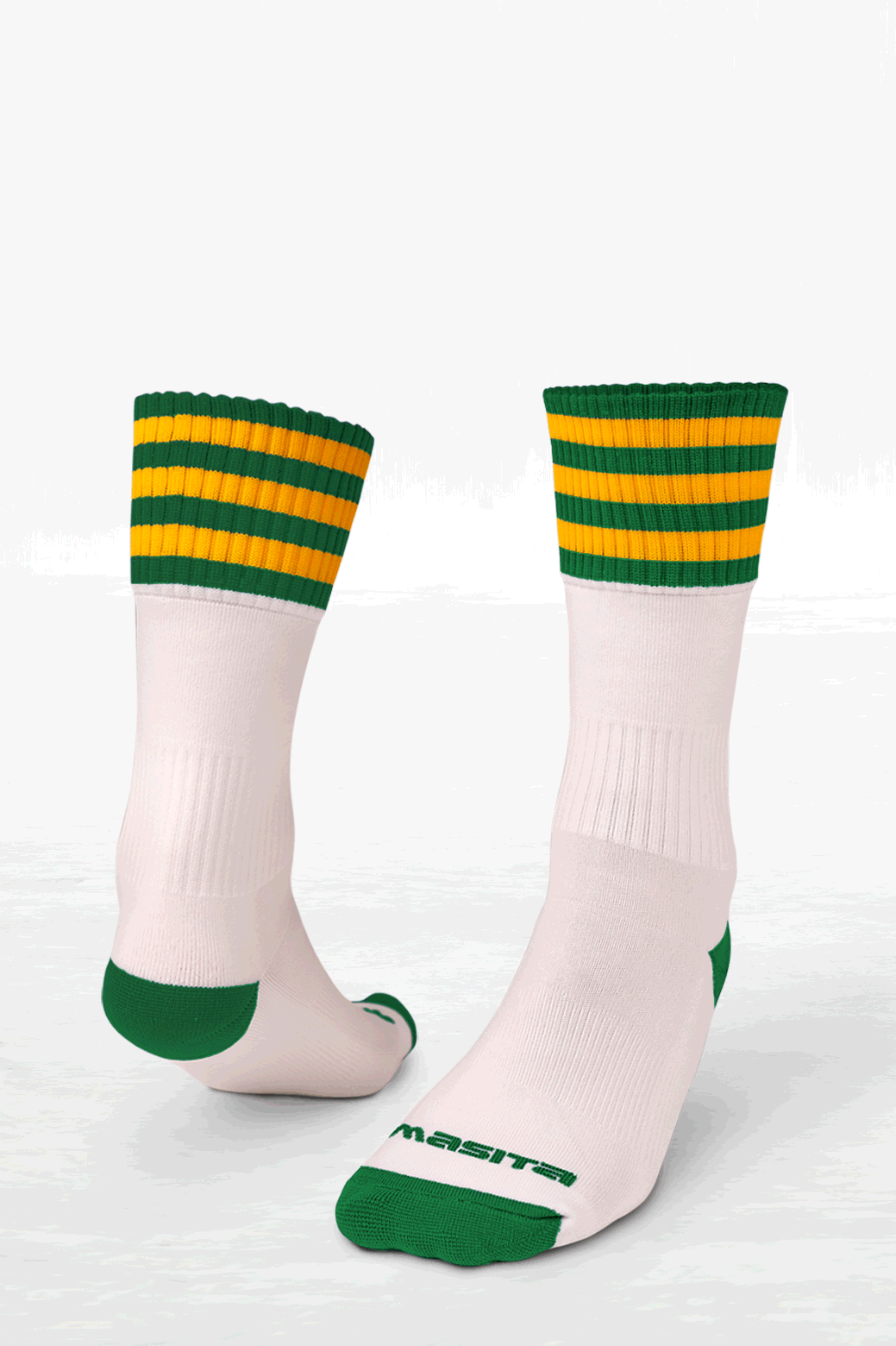 White/Green/Amber Midi Socks All Sizes