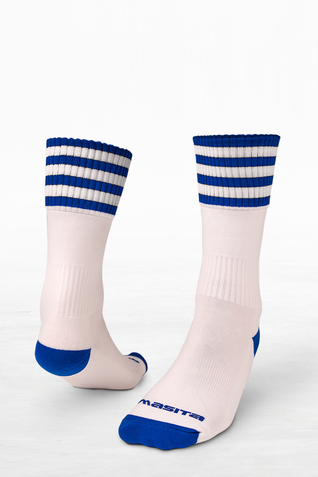 White/Blue Midi Socks All Sizes