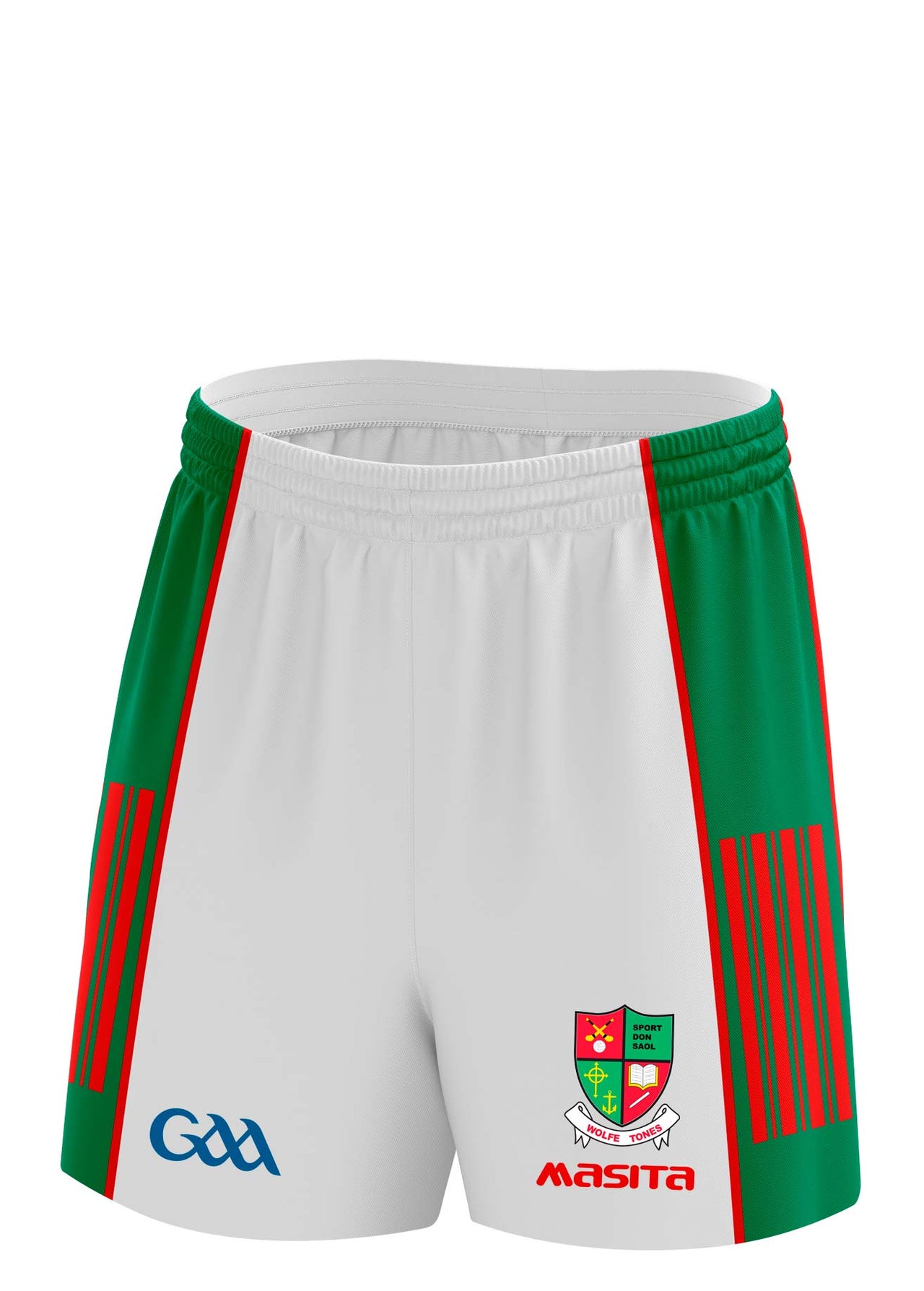 Wolfe Tones Hurling Longford Match Shorts Adult