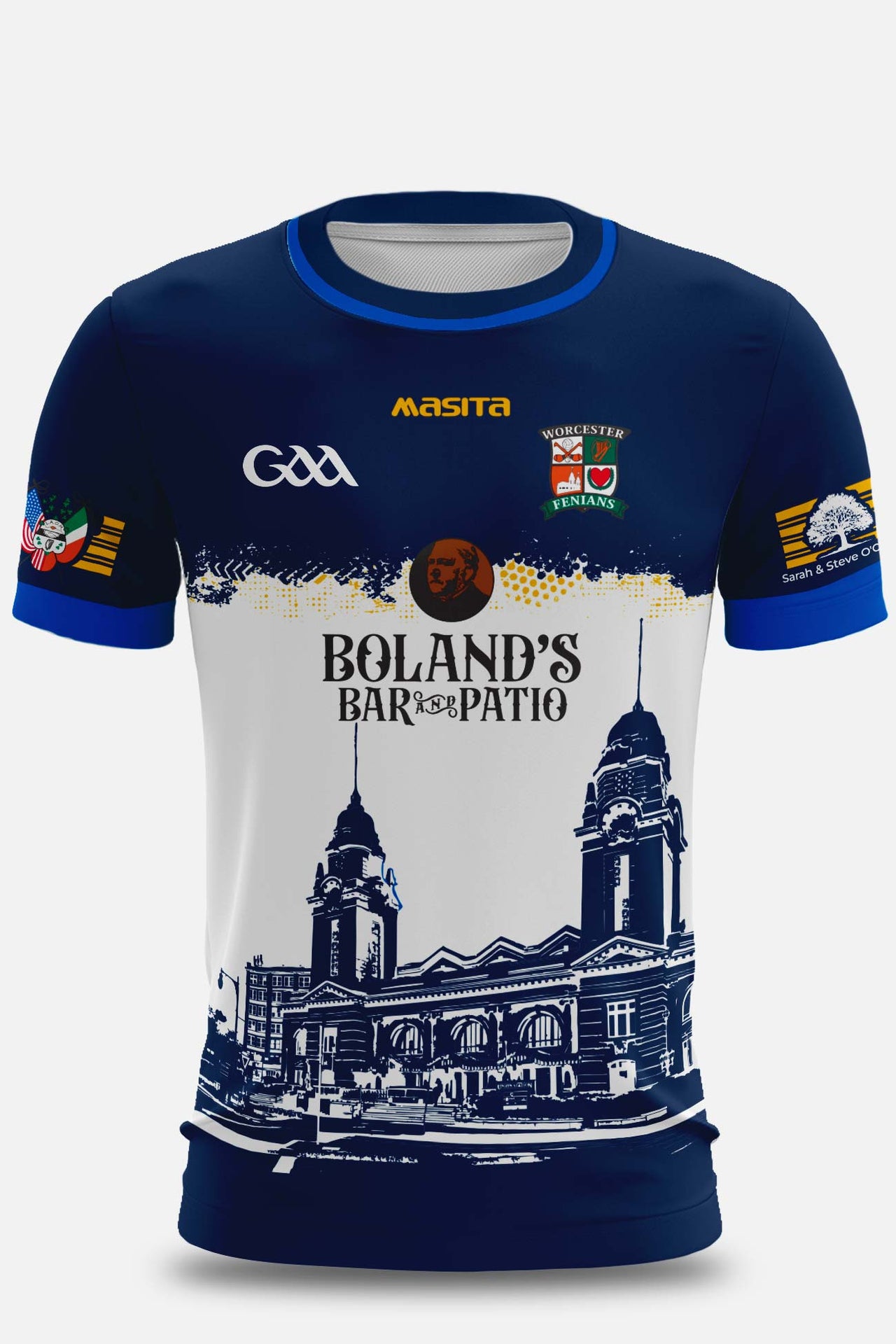 Worcester Fenians Boland's Sponsor Goalkeeper Hurling Jersey Player Fit Adult