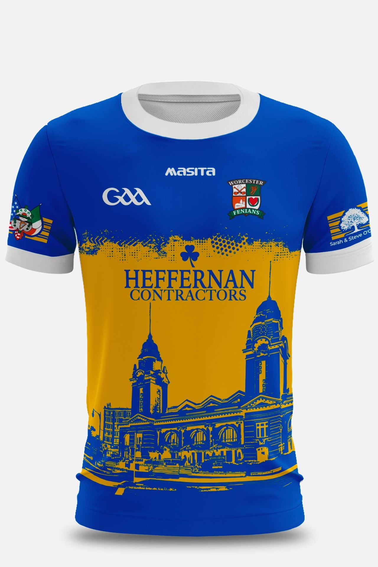 Worcester Fenians Heffernan's Sponsor Home Hurling Jersey Kids