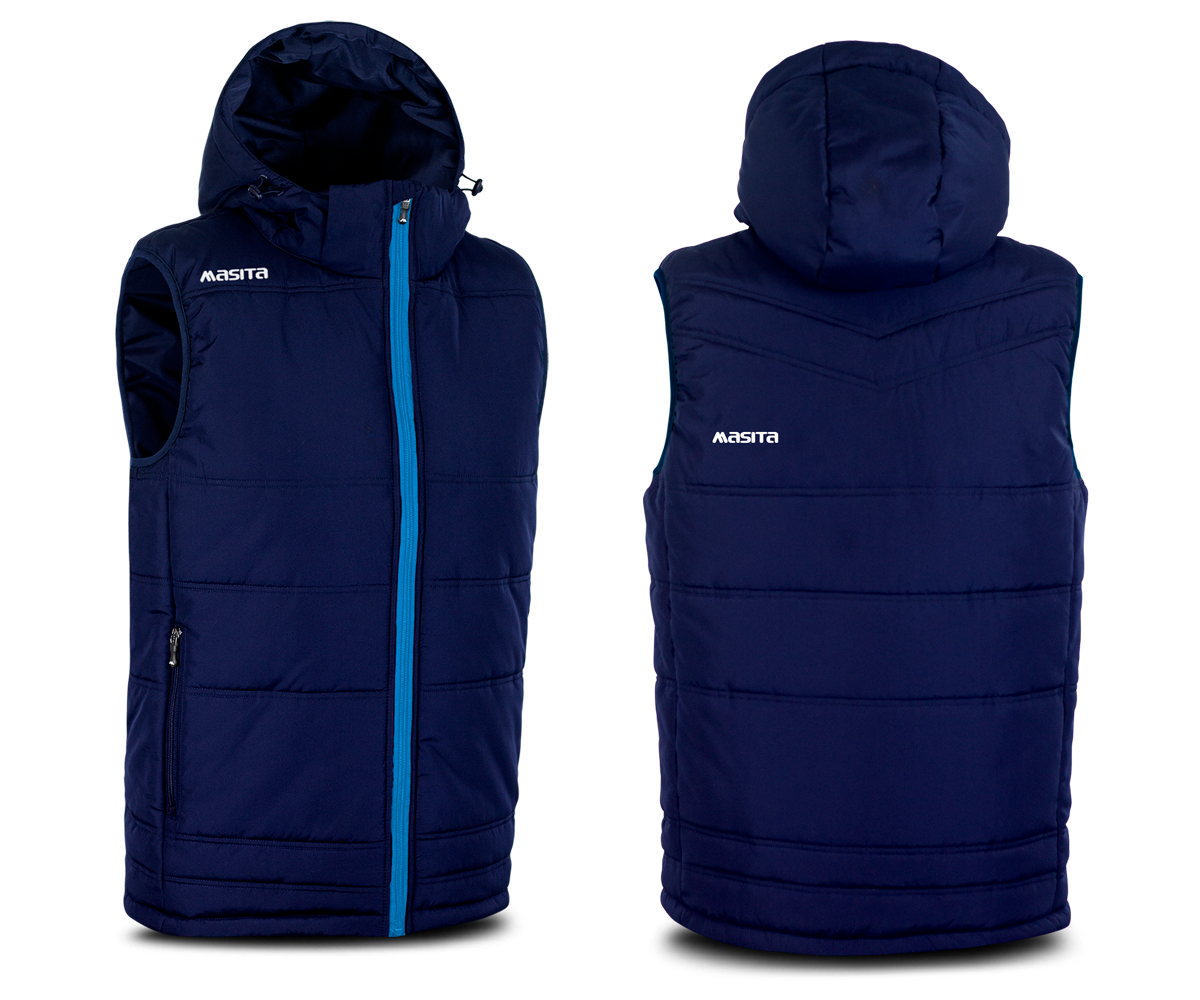 Nova Style Gilet Jacket Navy/Sky Blue/White