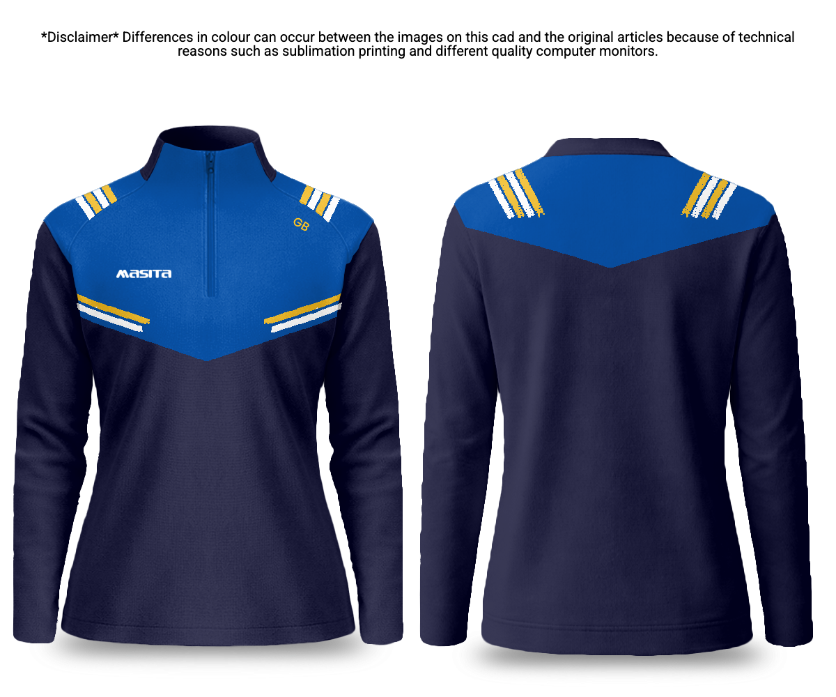 Official Camogie Quarter Zip Davitt Style