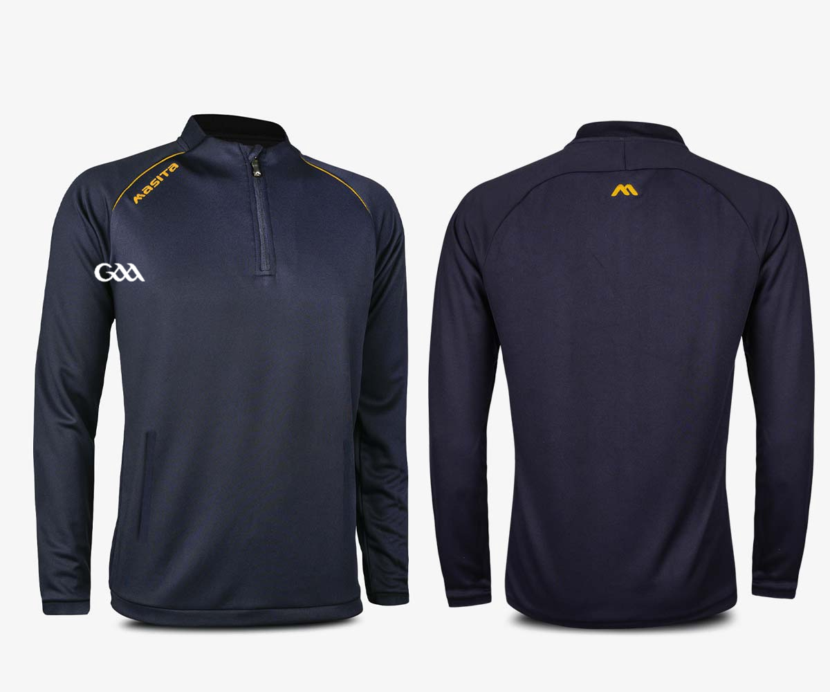 Rico Style GAA Half Zip Navy/Amber