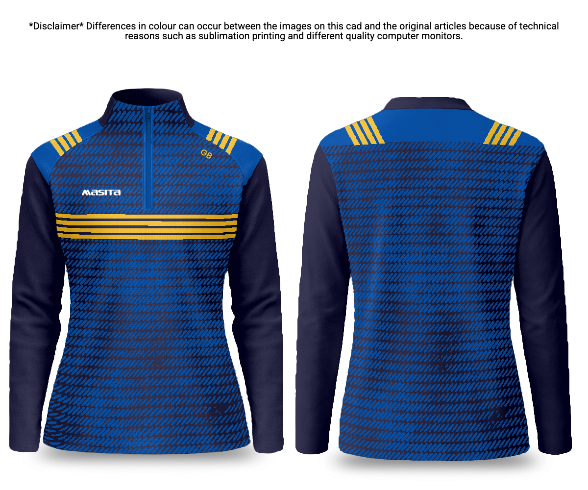 Official Camogie Quarter Zip Errigal Style