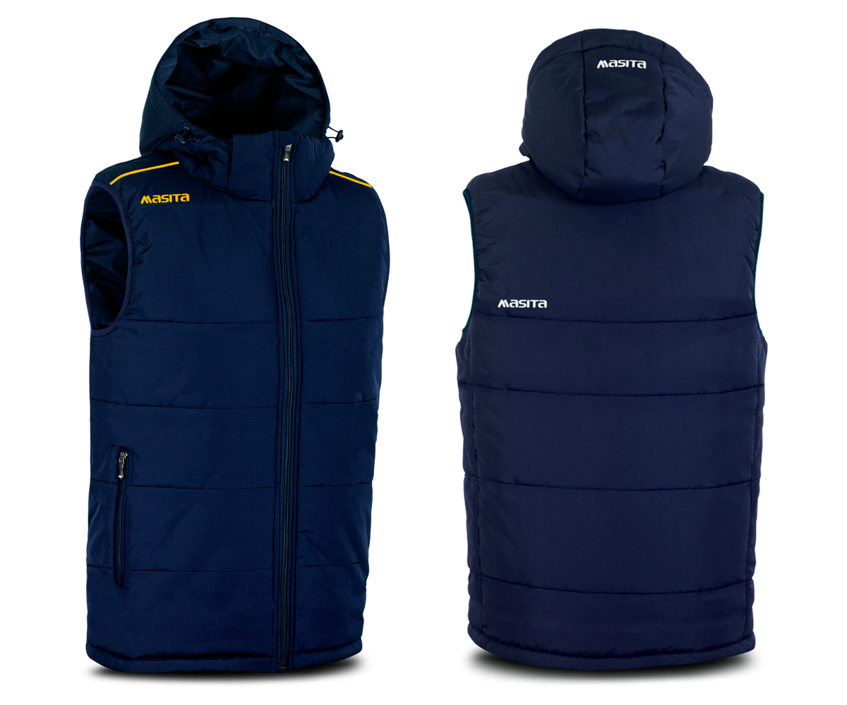 Tivo Style GAA Gilet Jacket Navy/Amber