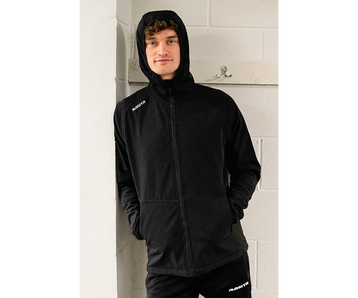 Tara Style Softshell Hoodie Black