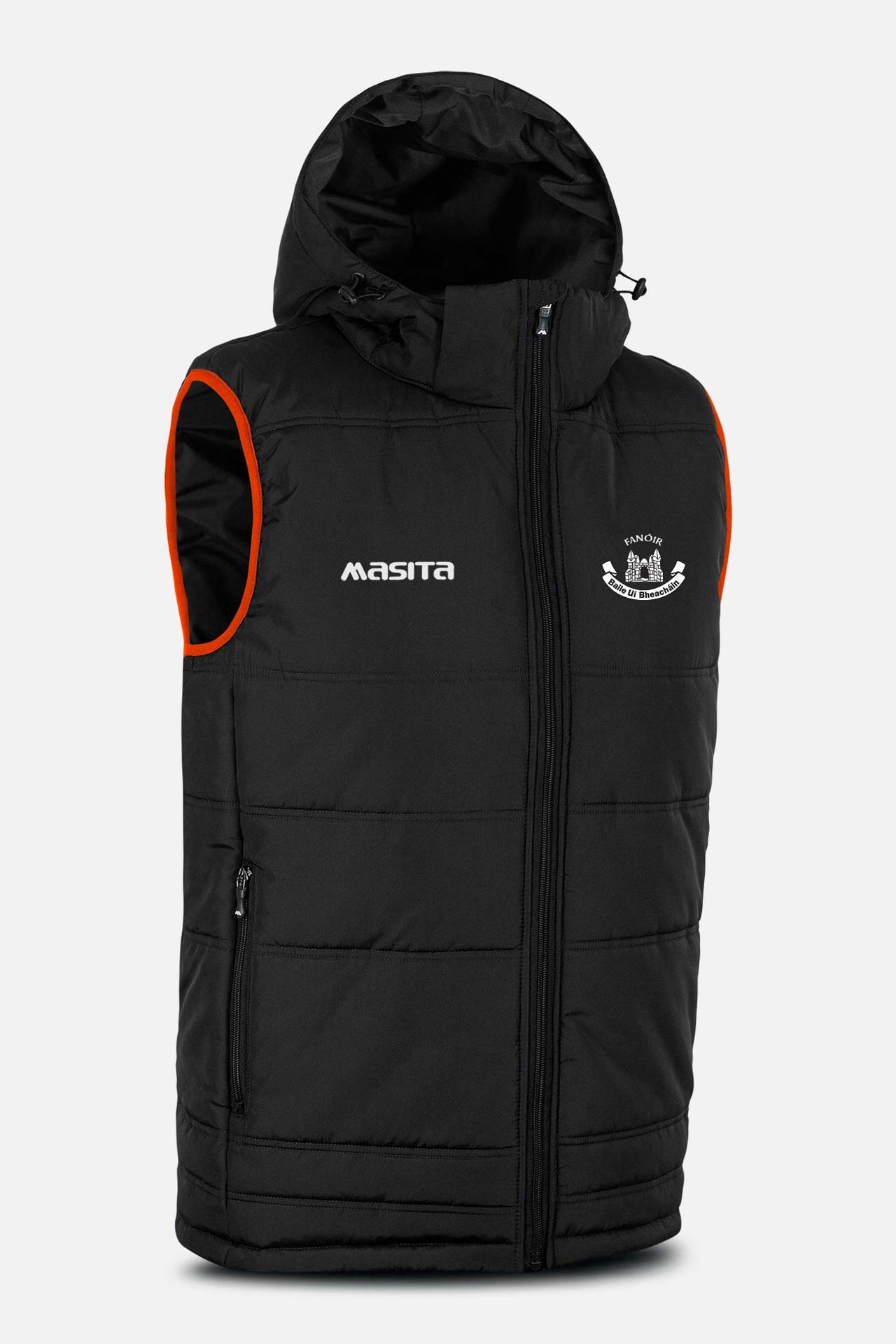 Ballyvaughan Fanore Black Nova Sleeveless Gilet Kids & Adults