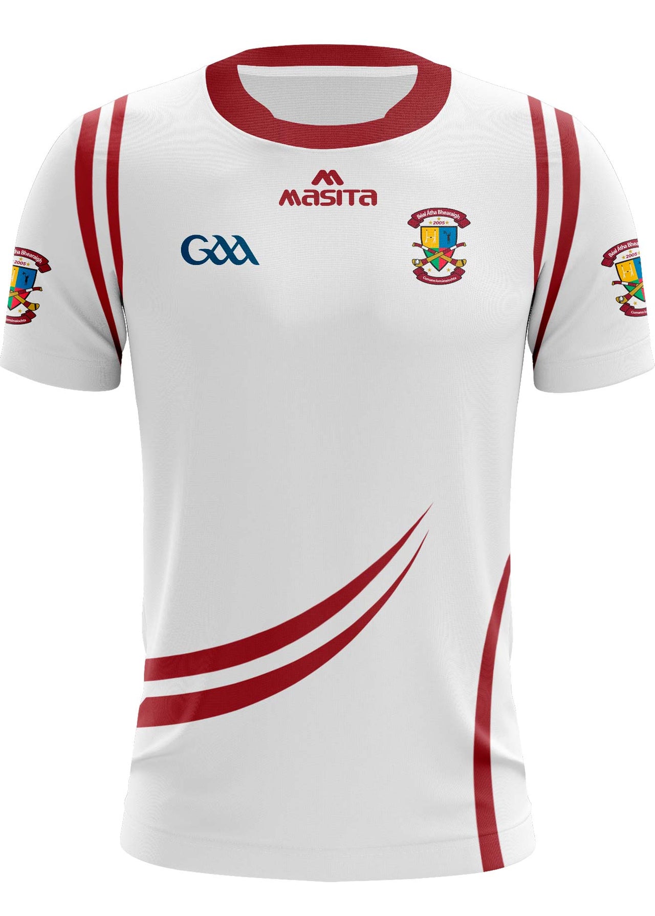 Ballyvary CLG White Away Jersey Regular Fit Adult