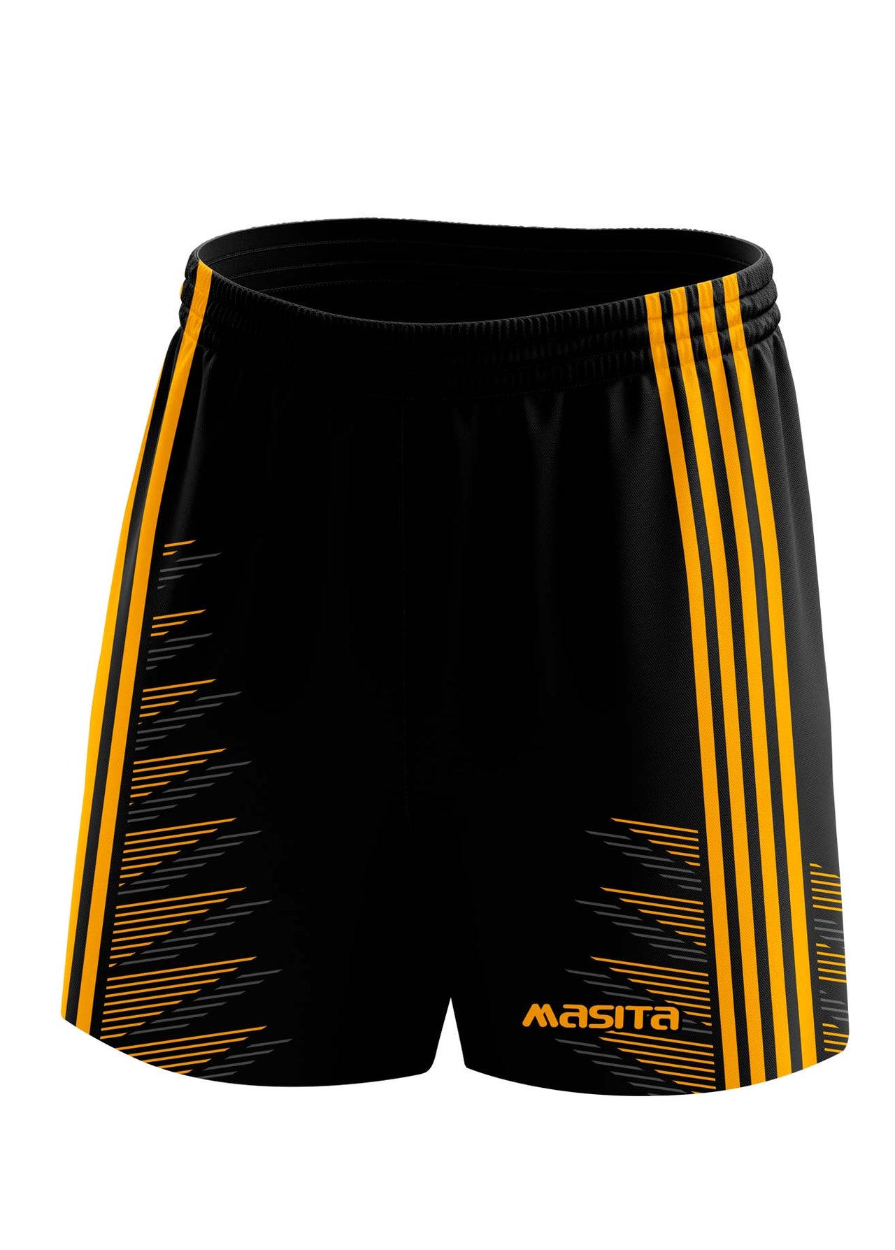 Hydro Gaelic Shorts Black/Amber Adult