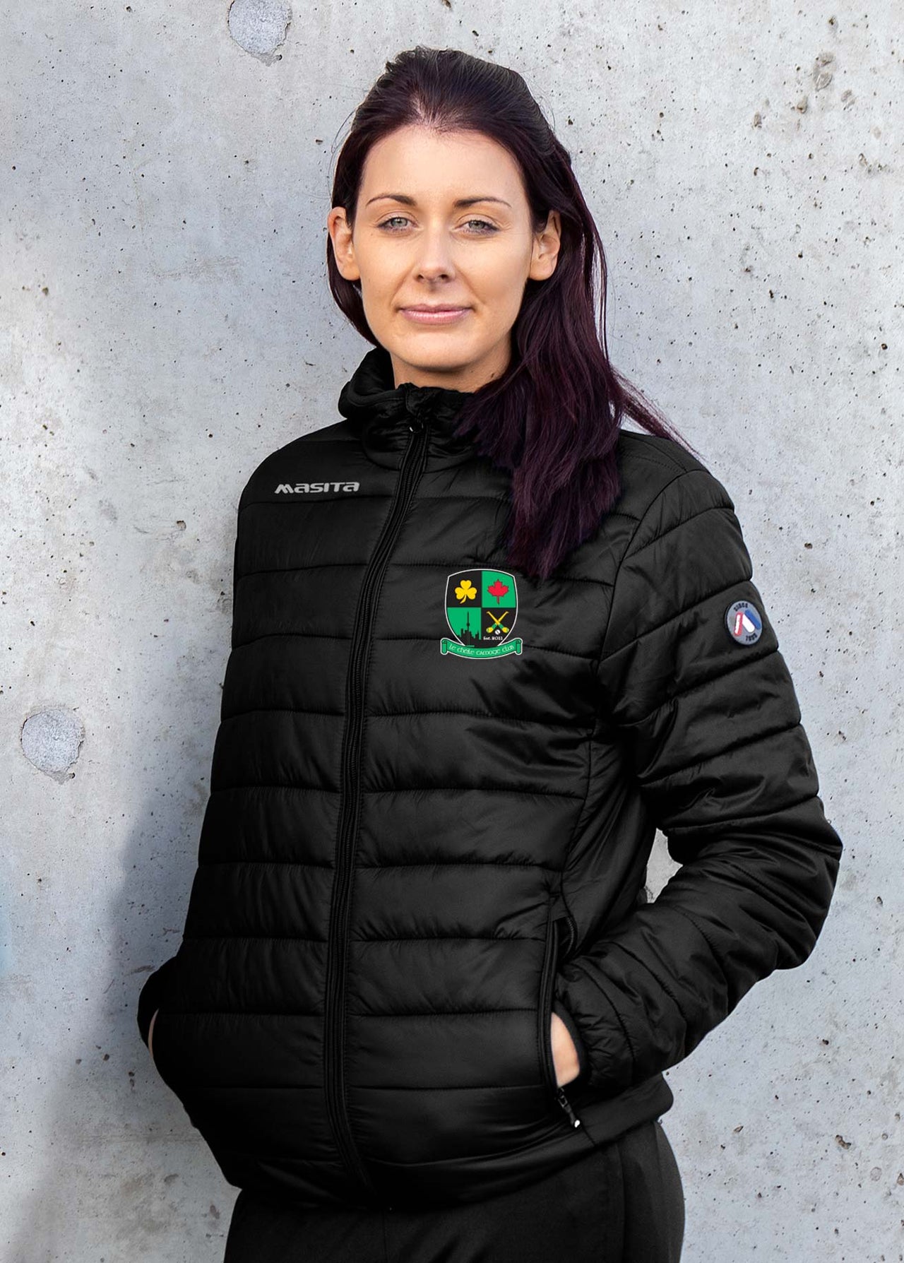 Le Cheile Camogie Black Performance Jacket Adult