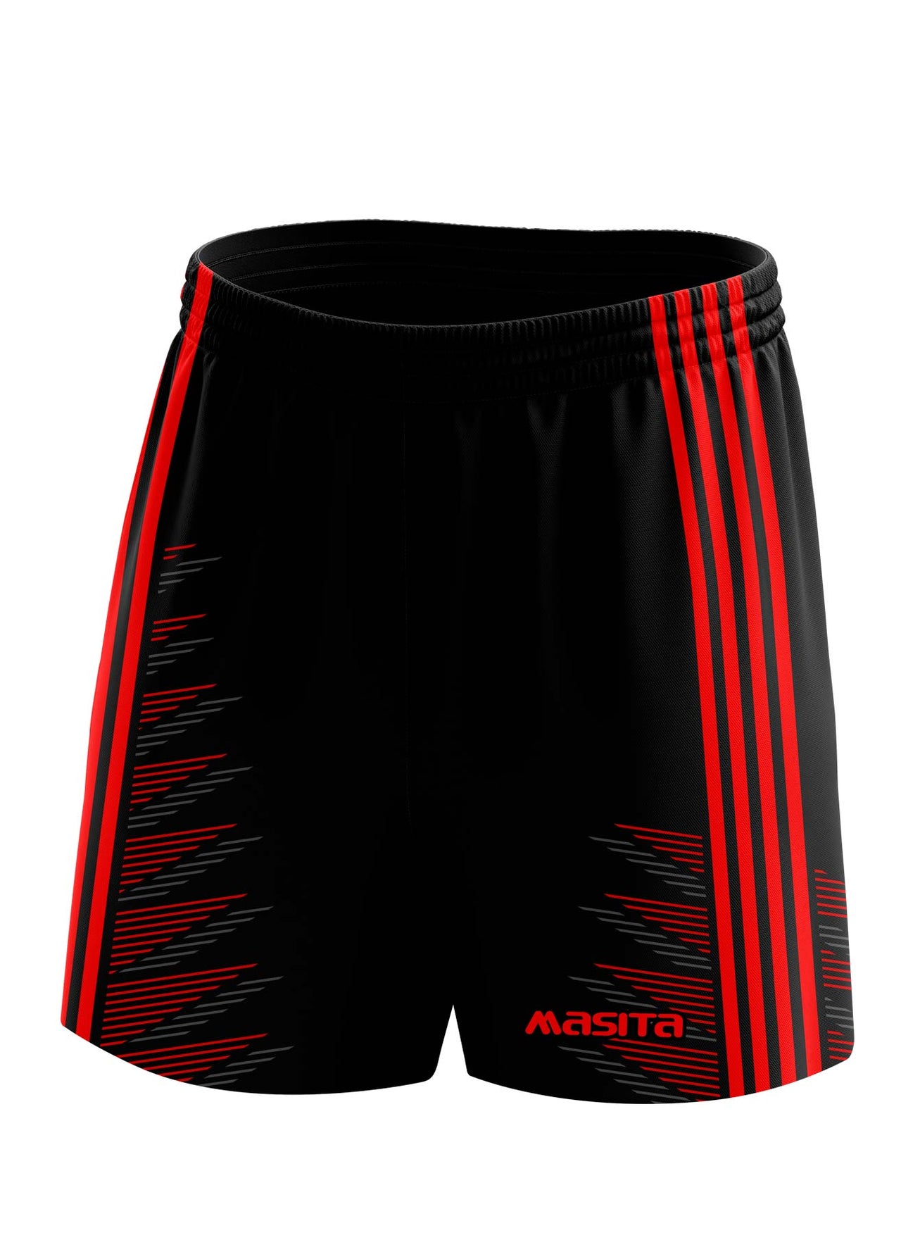 Hydro Gaelic Shorts Black/Red Adult