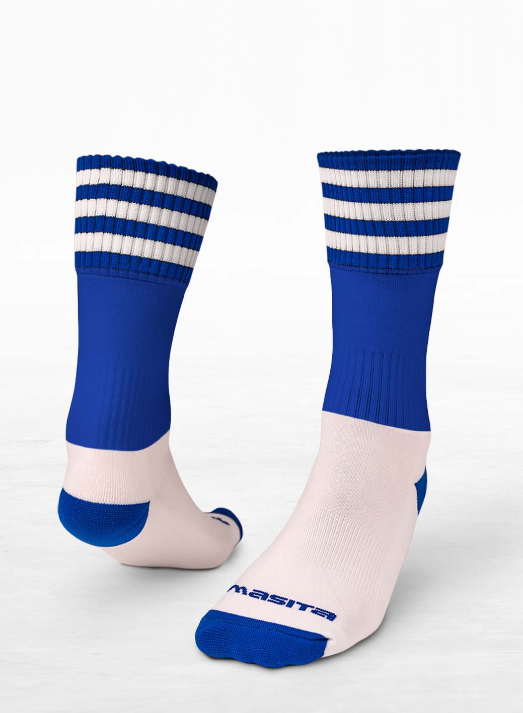 Blue/White Midi Socks Kids