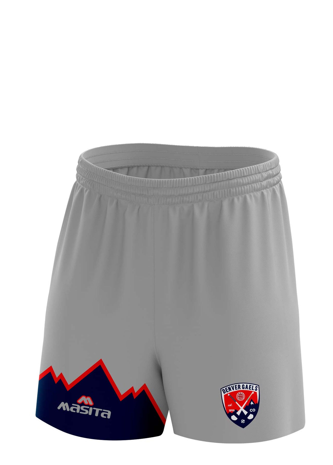 Denver Gaels Grey Shorts Adult