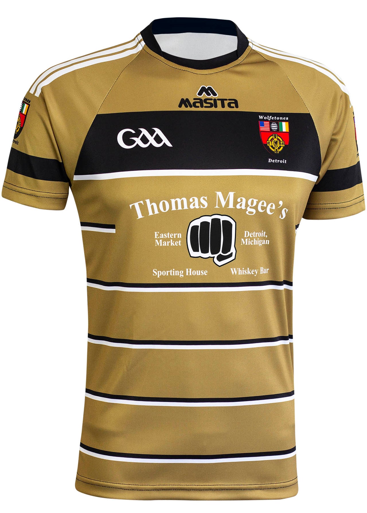 Detroit Wolfe Tones Away Jersey Player Fit Adult