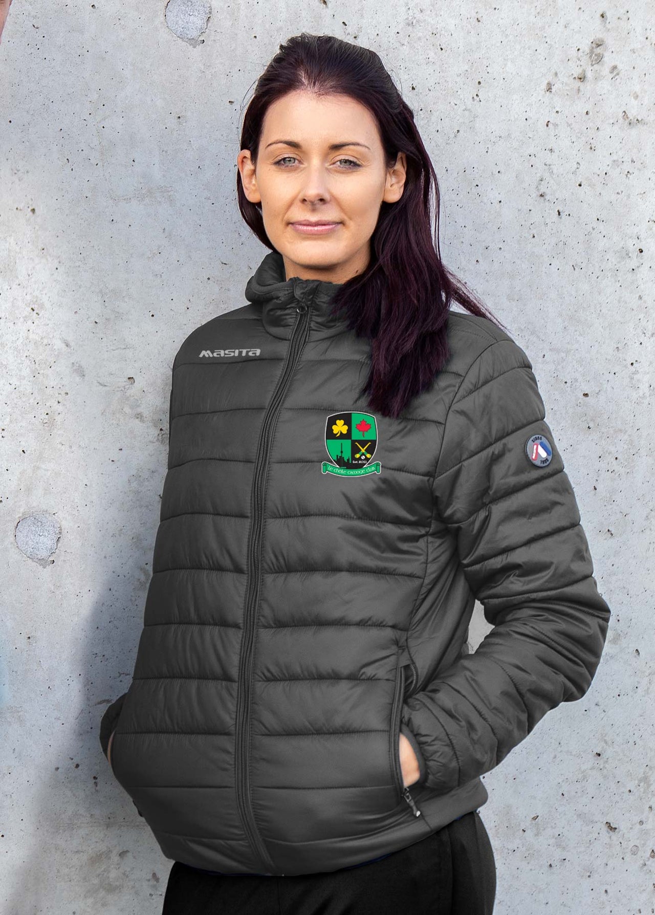 Le Cheile Camogie Grey Performance Jacket Adult