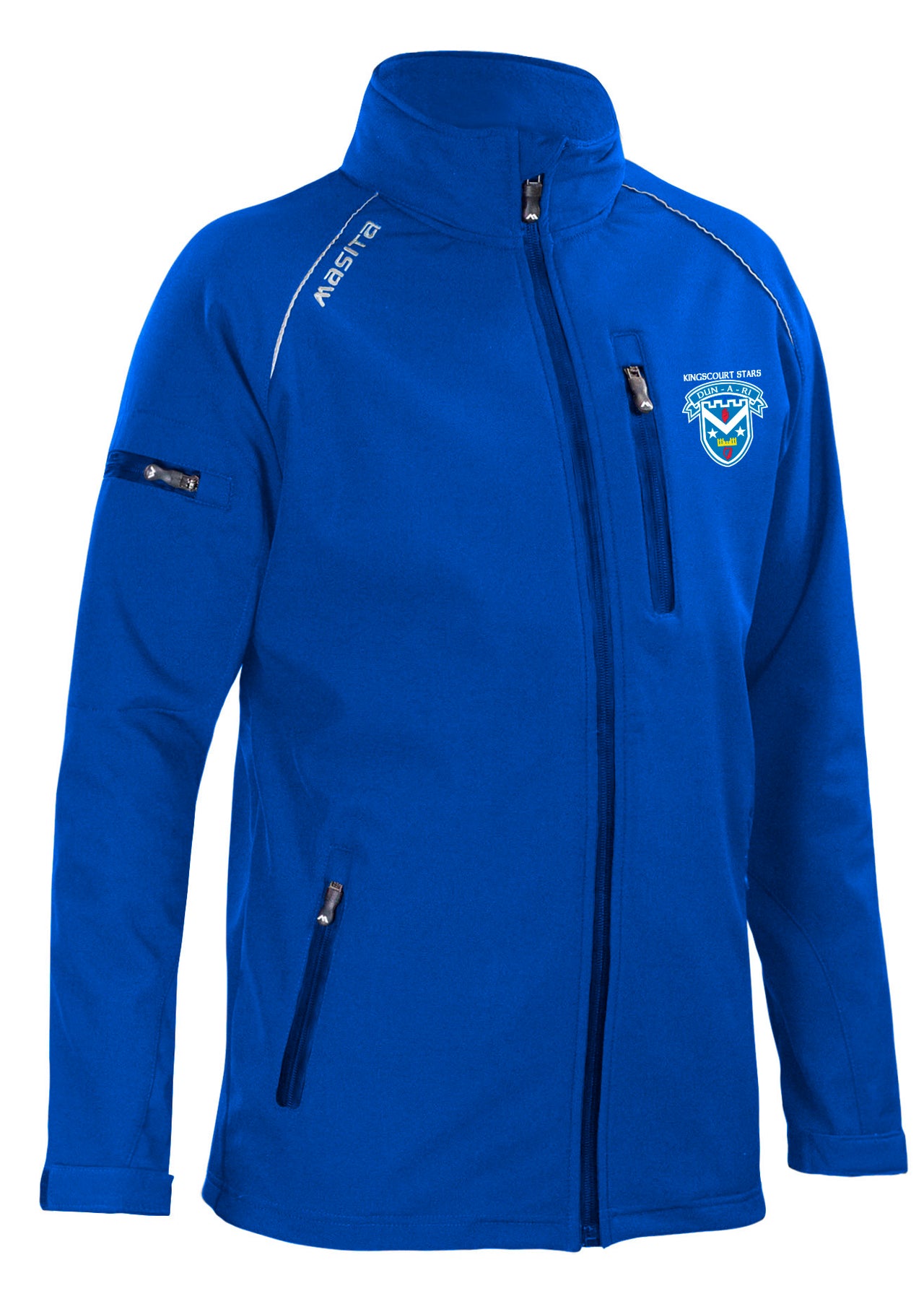 Kingscourt Stars Blue Softshell Jacket Adult