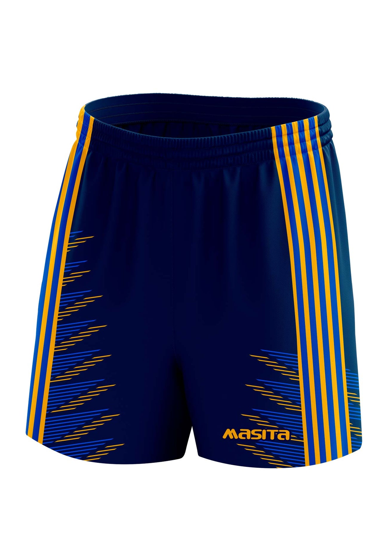 Hydro Gaelic Shorts Navy/Blue/Amber Adult